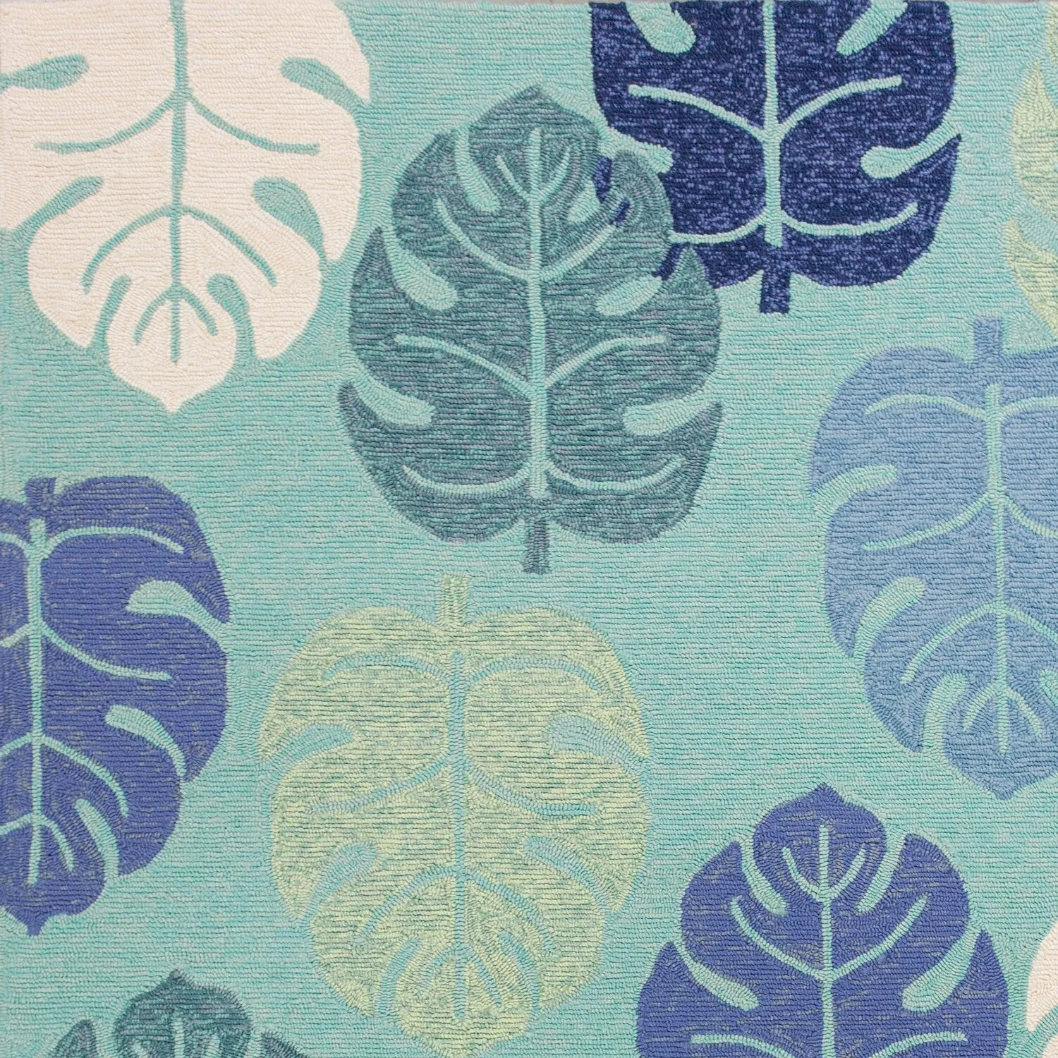 Domani Trails Tropical Blues Indoor / Outdoor Rug