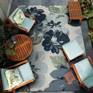 Dream Decor Rugs Gelato Giardino Indoor Outdoor Area Rug