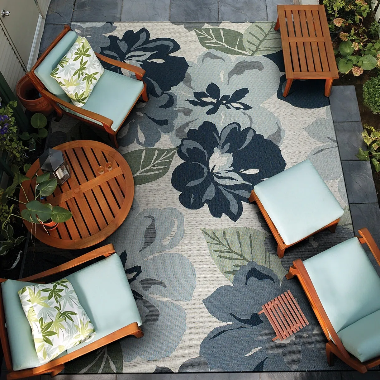 Dream Decor Rugs Gelato Giardino Indoor Outdoor Area Rug