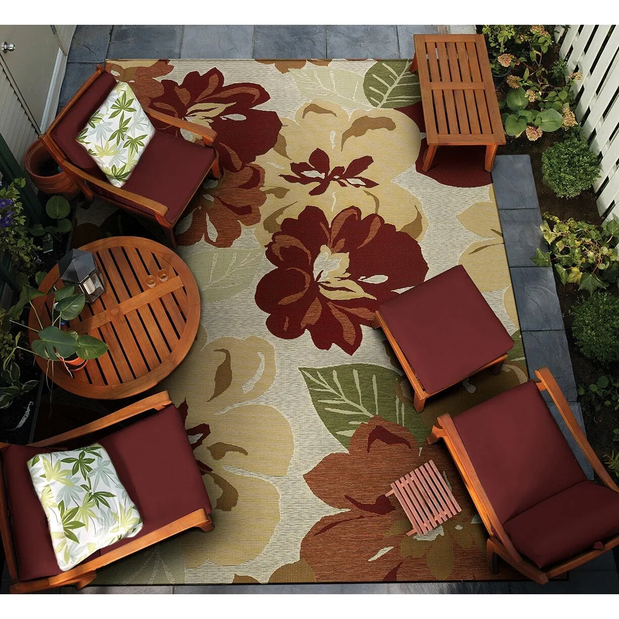 Dream Decor Rugs Gelato Giardino Indoor Outdoor Area Rug