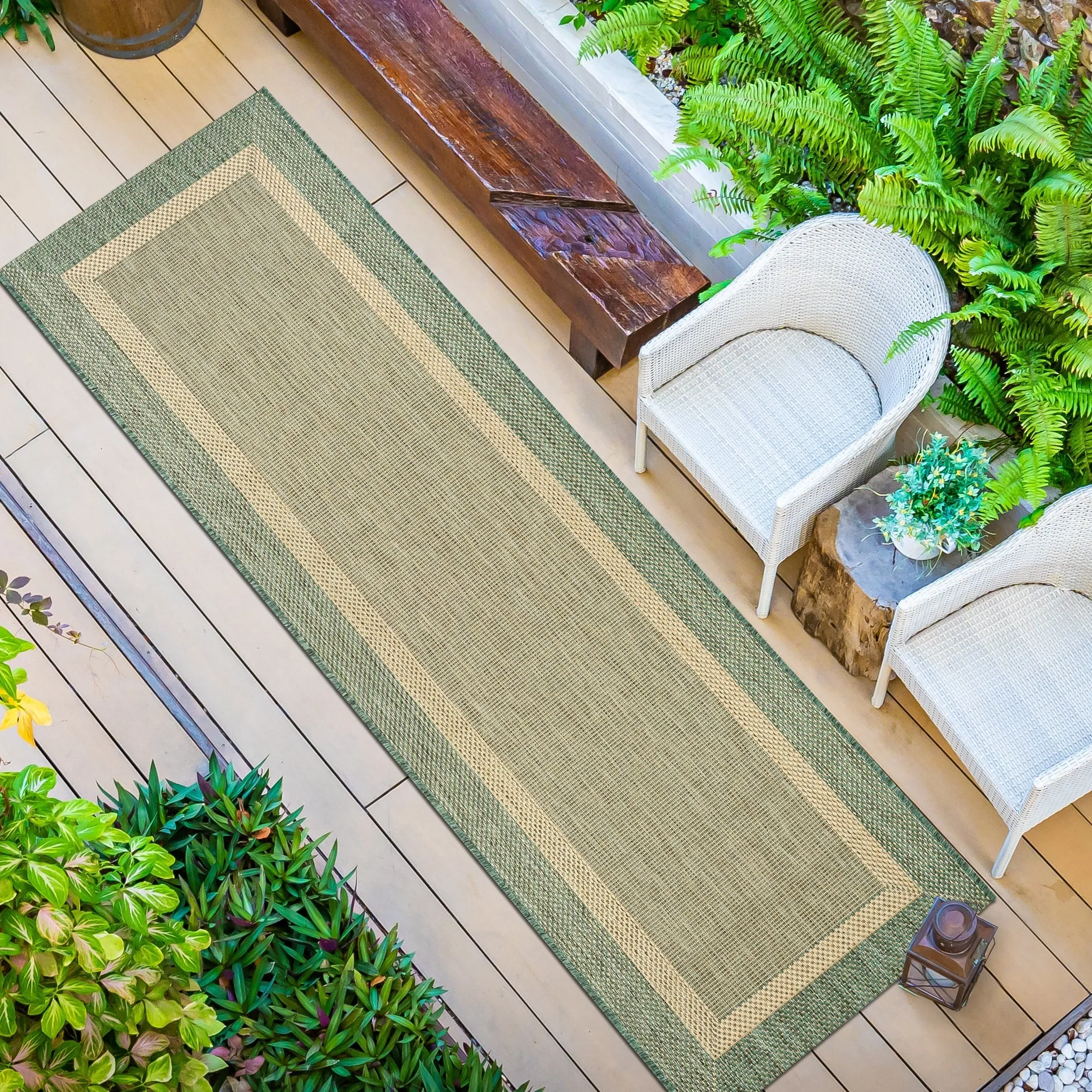 Dream Decor Rugs Pergola Channel Indoor Outdoor Area Rug