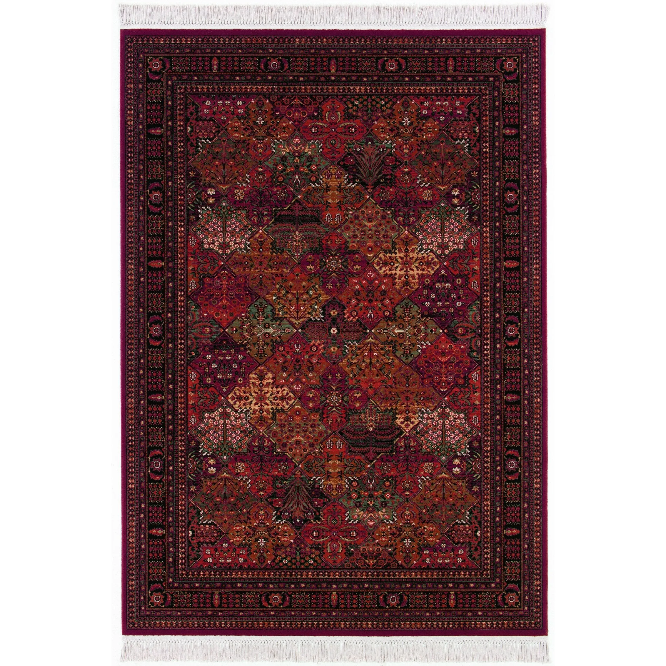 Dream Decor Rugs Spencer Bahman Red Floral Wool Area Rug