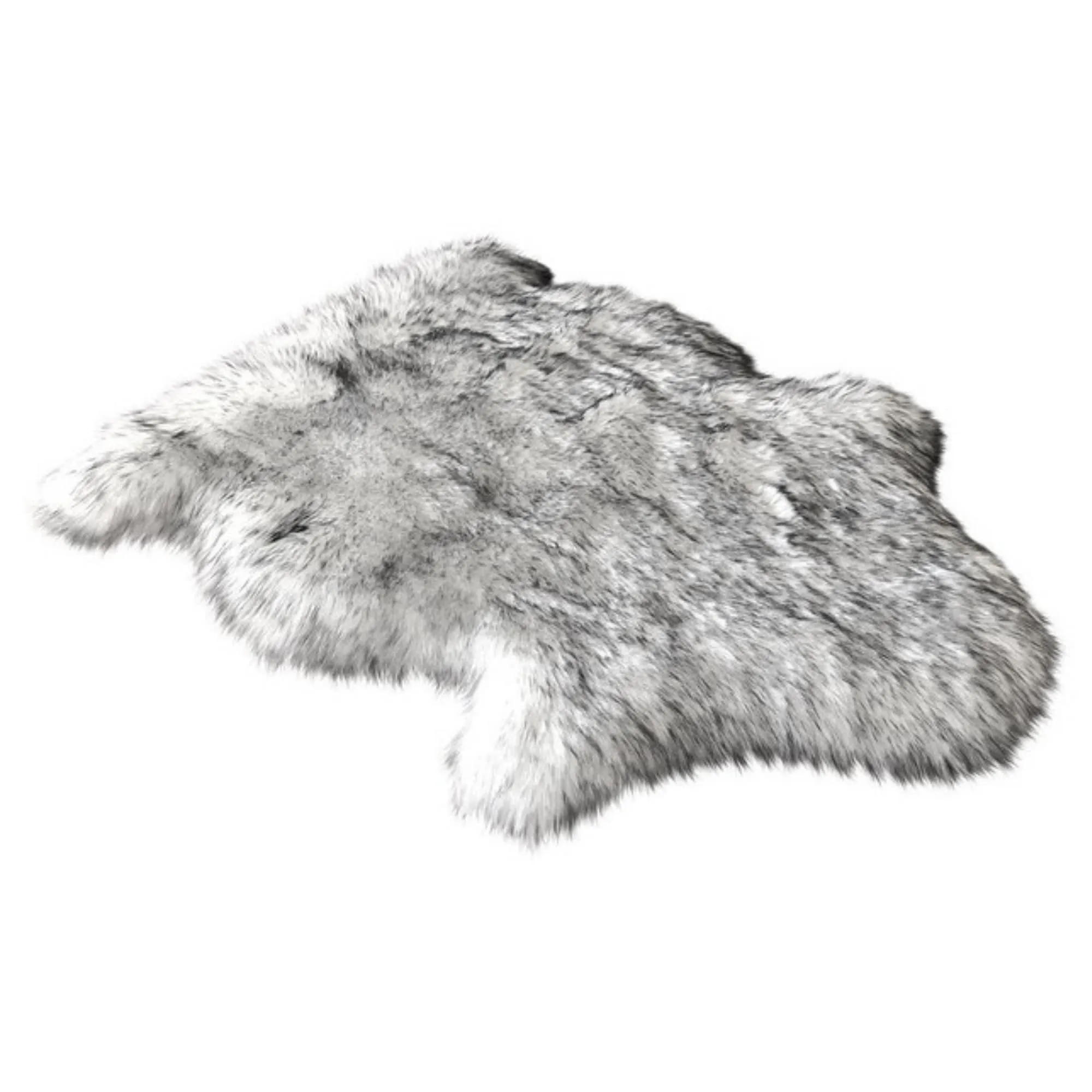 Dynasty Natural Single Pelt Luxury Long Wool Sheepskin Shag Rug