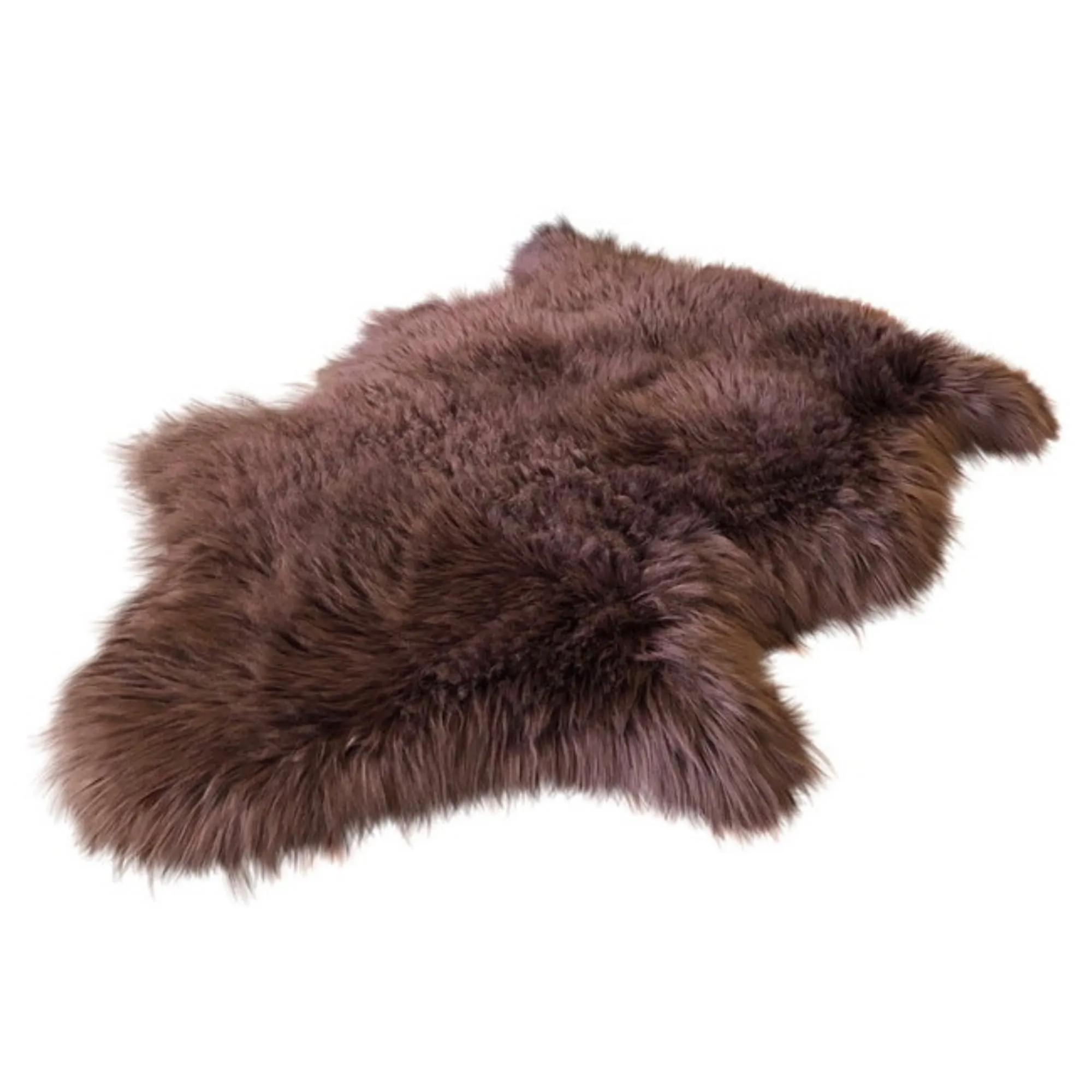 Dynasty Natural Single Pelt Luxury Long Wool Sheepskin Shag Rug