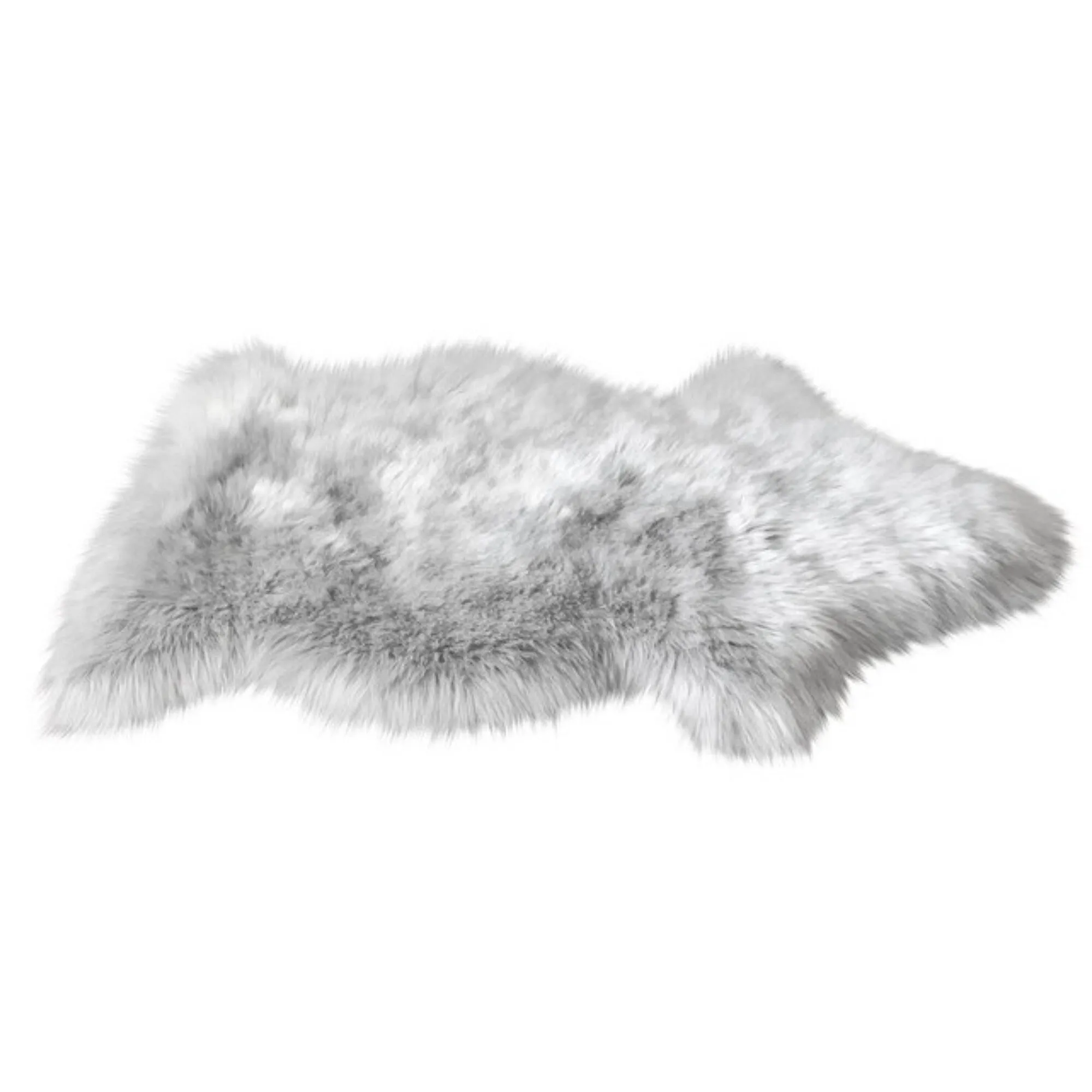 Dynasty Natural Single Pelt Luxury Long Wool Sheepskin Shag Rug