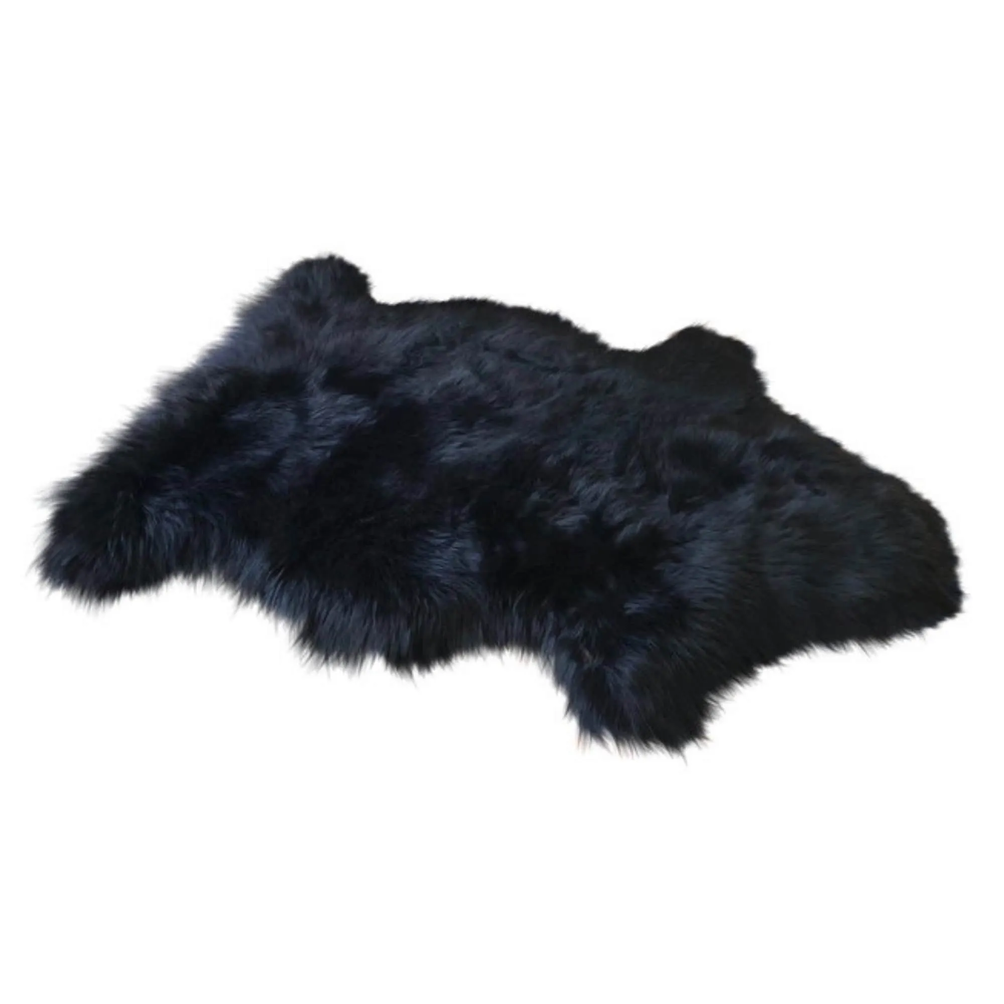 Dynasty Natural Single Pelt Luxury Long Wool Sheepskin Shag Rug