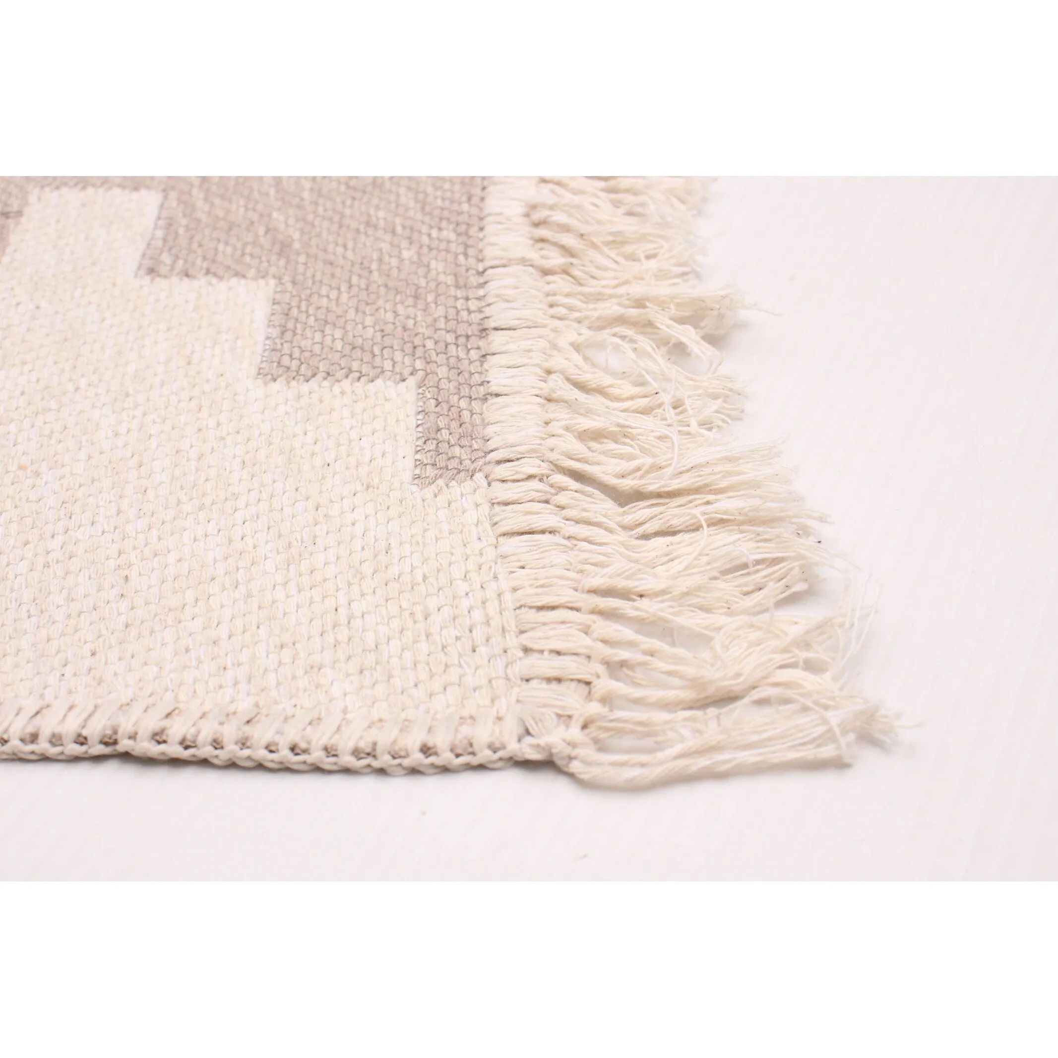 ECARPETGALLERY Flat-Weave Ankara II Taupe Kilim