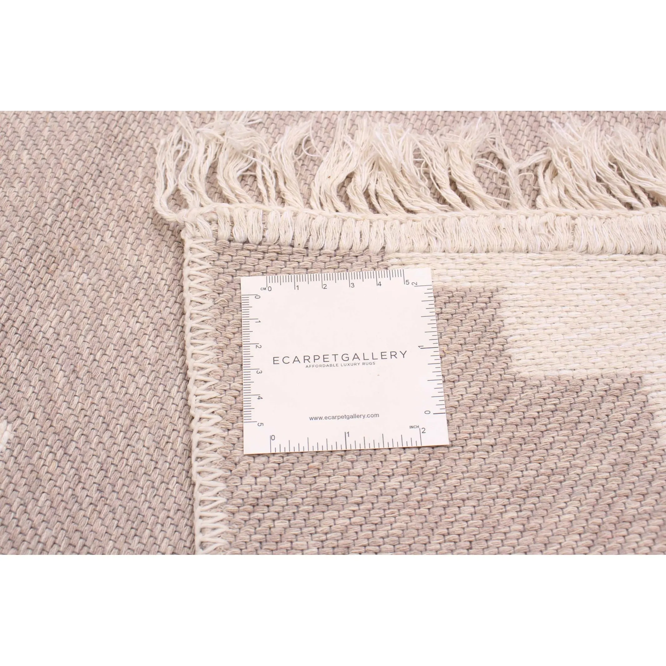 ECARPETGALLERY Flat-Weave Ankara II Taupe Kilim