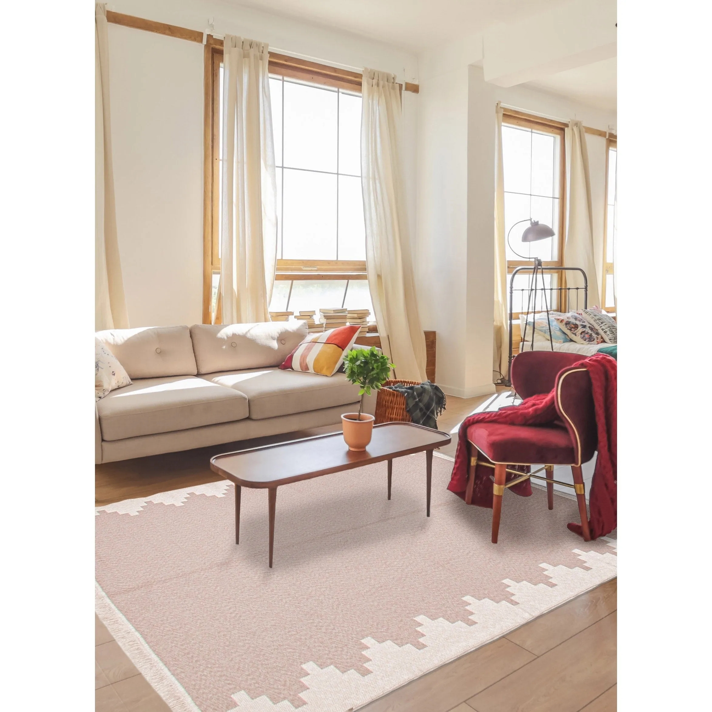 ECARPETGALLERY Flat-Weave Ankara II Taupe Kilim