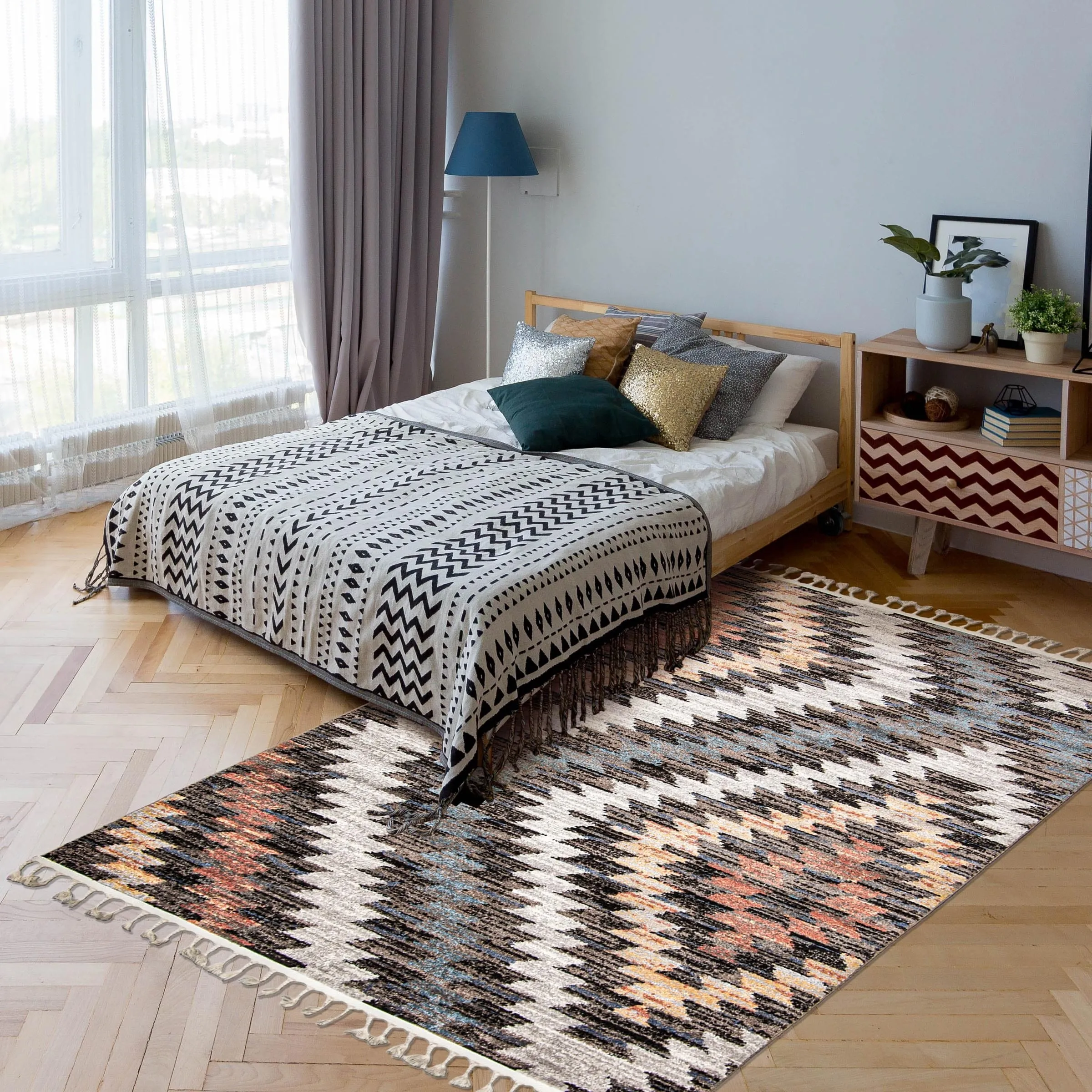 ECARPETGALLERY Kybella Sun Bohemian & Eclectic Rug
