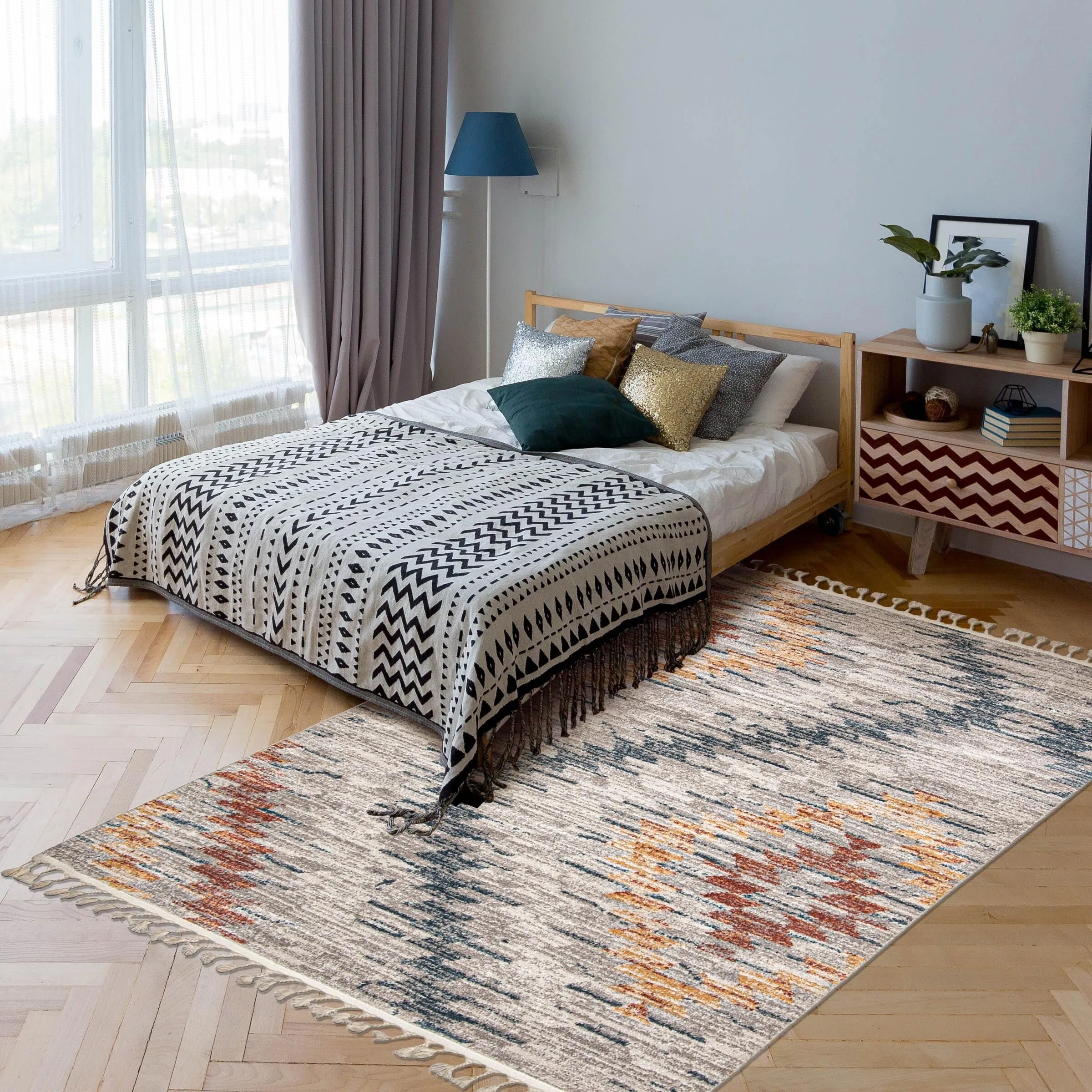 ECARPETGALLERY Kybella Sun Bohemian & Eclectic Rug