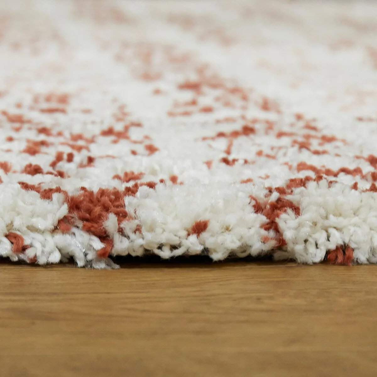 Elena Abstract Stripe Shag Area Rug
