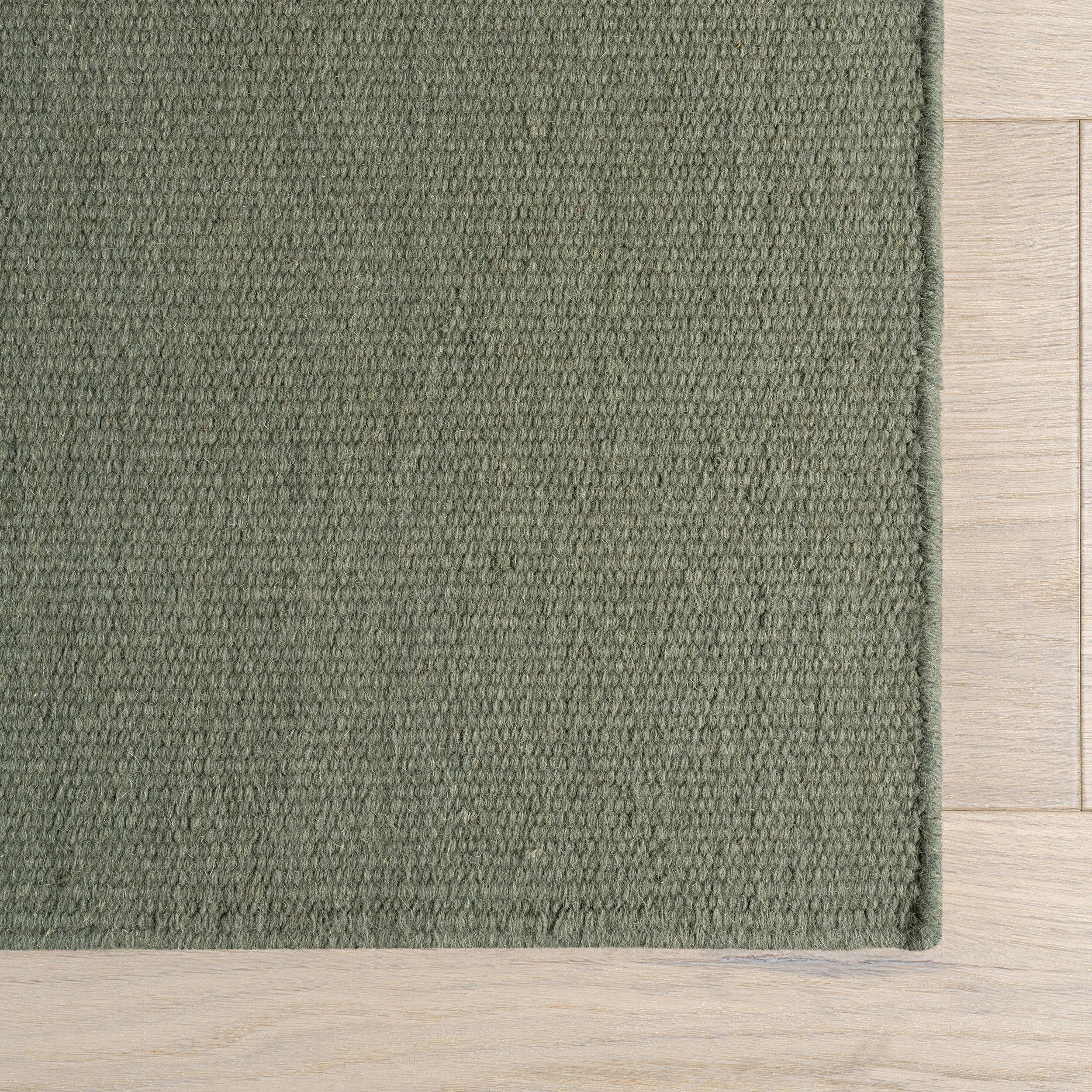 Elowen Double Striped Wool Area Rug