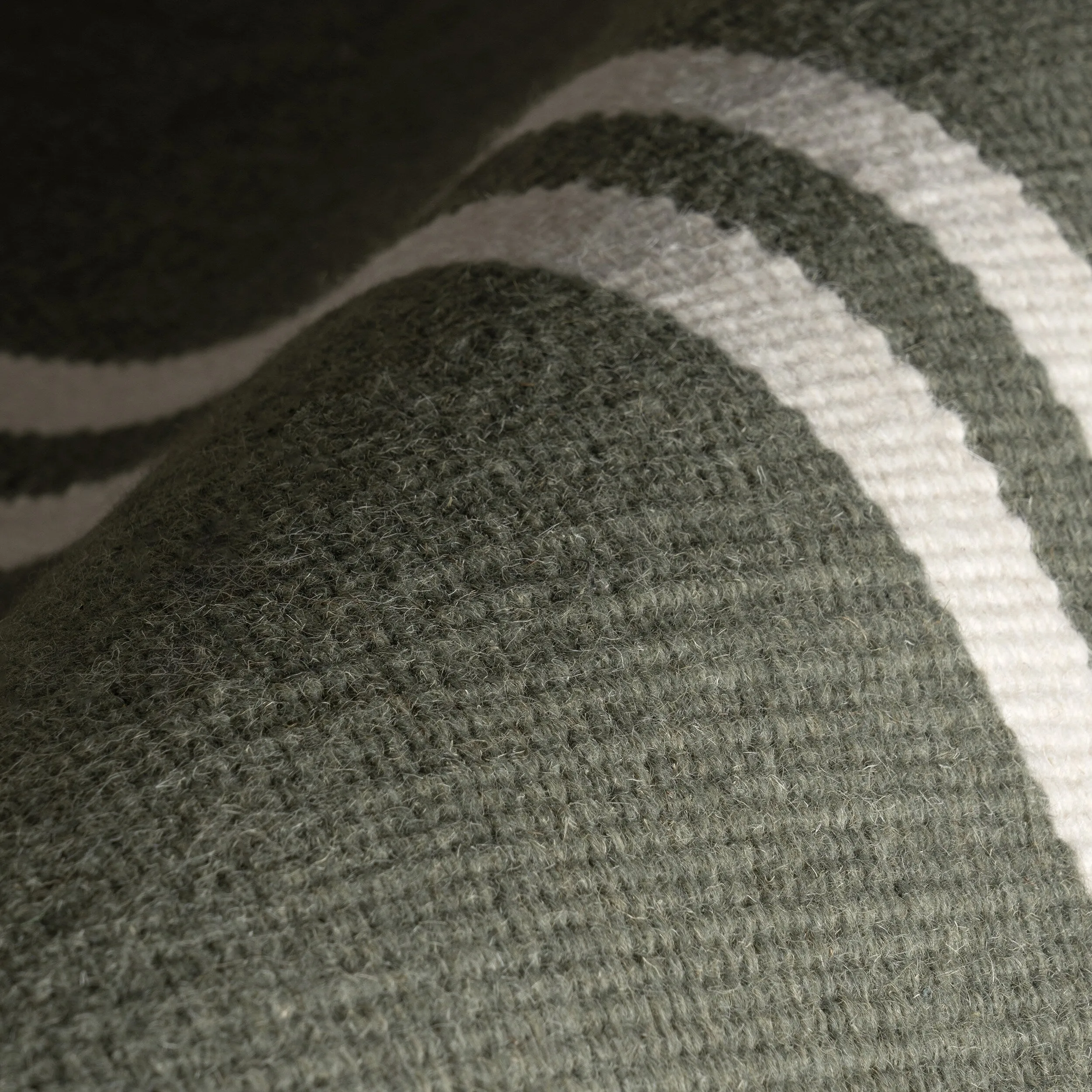 Elowen Double Striped Wool Area Rug