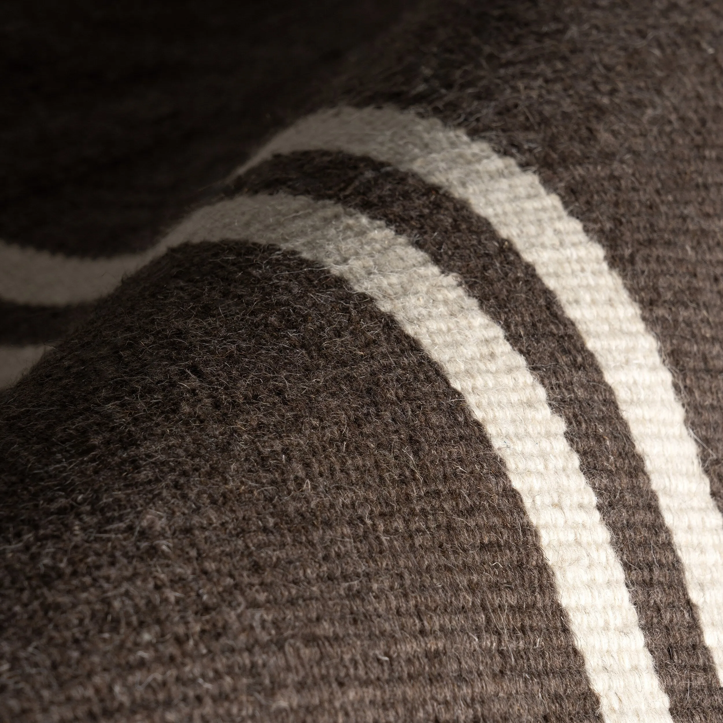Elowen Double Striped Wool Area Rug