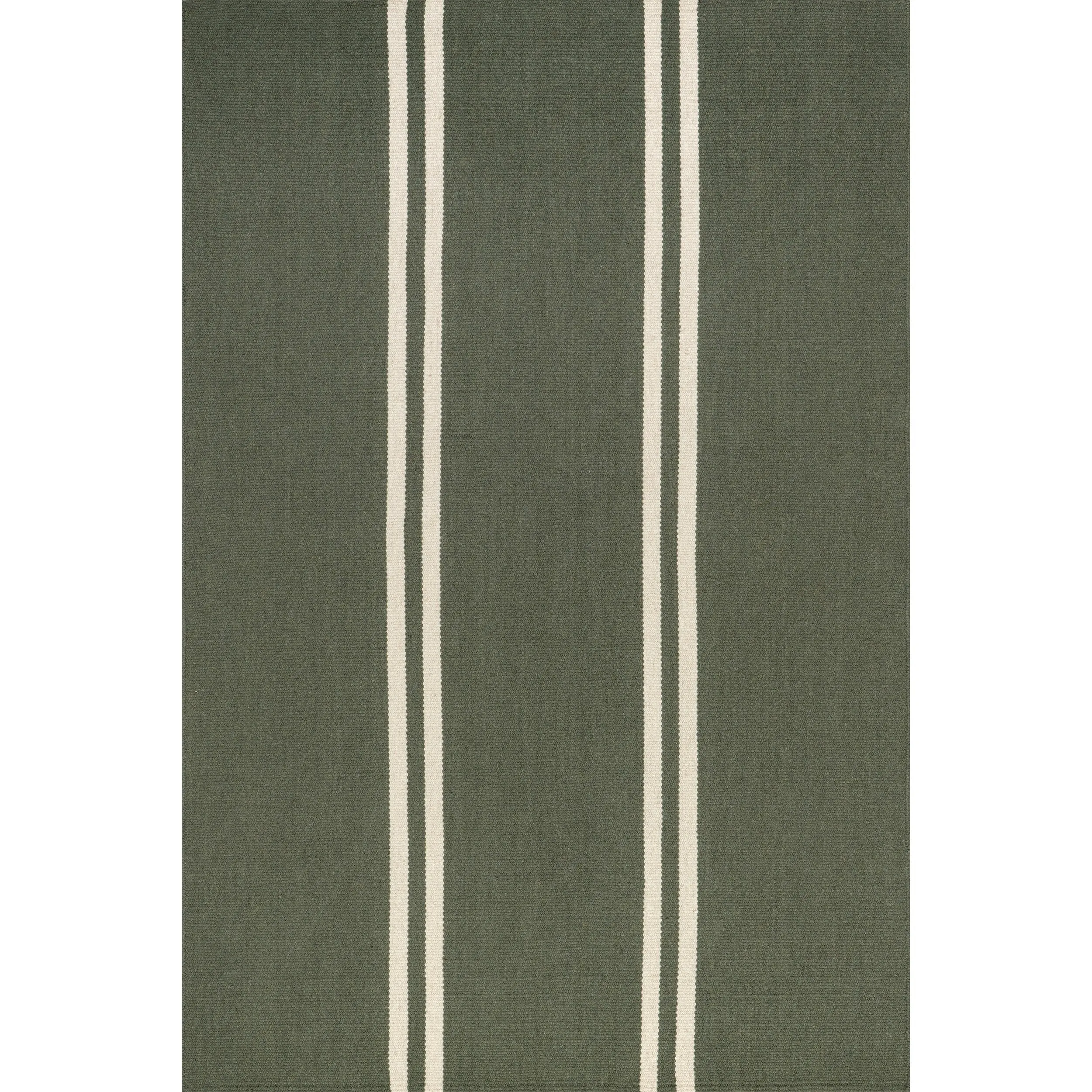 Elowen Double Striped Wool Area Rug