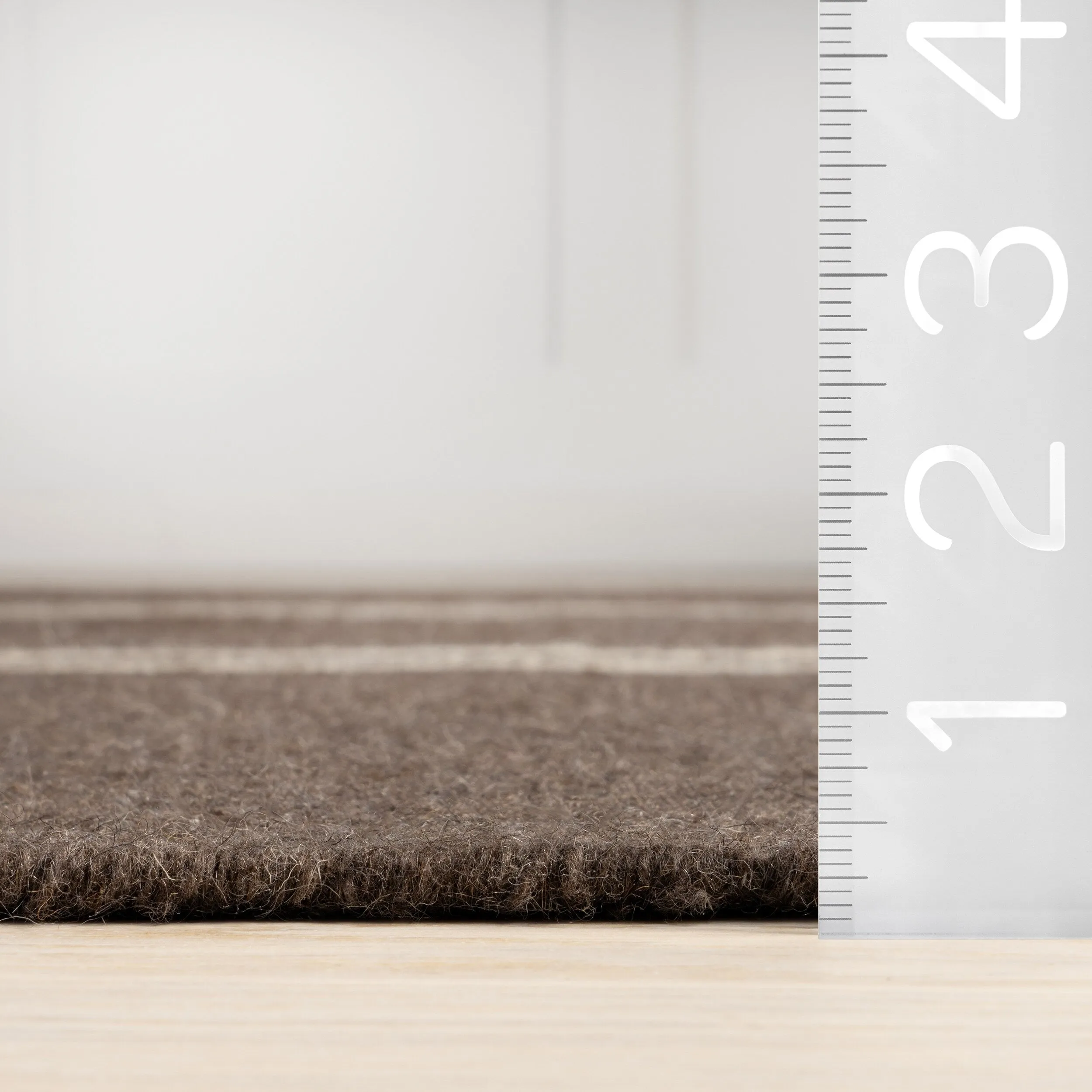 Elowen Double Striped Wool Area Rug