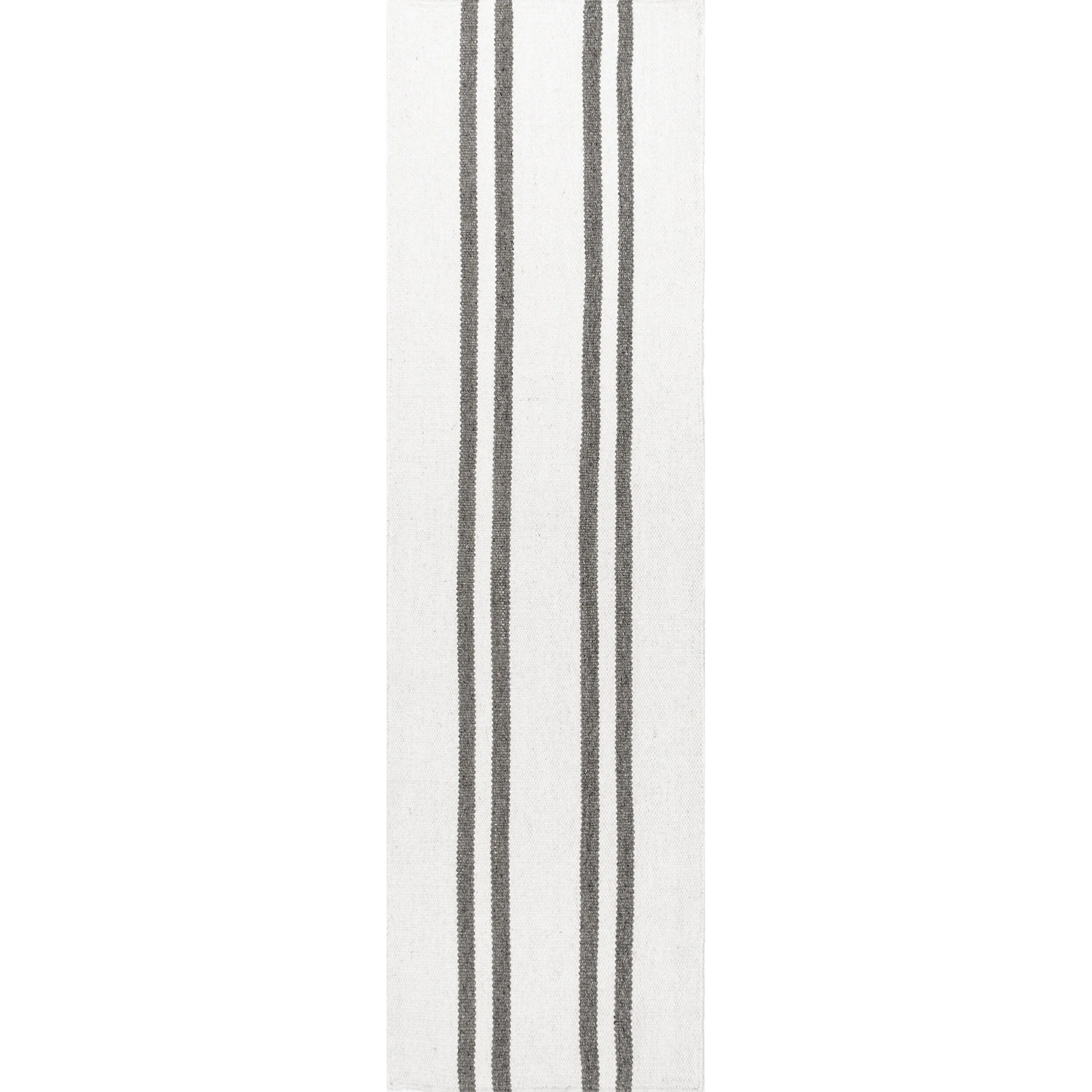 Elowen Double Striped Wool Area Rug
