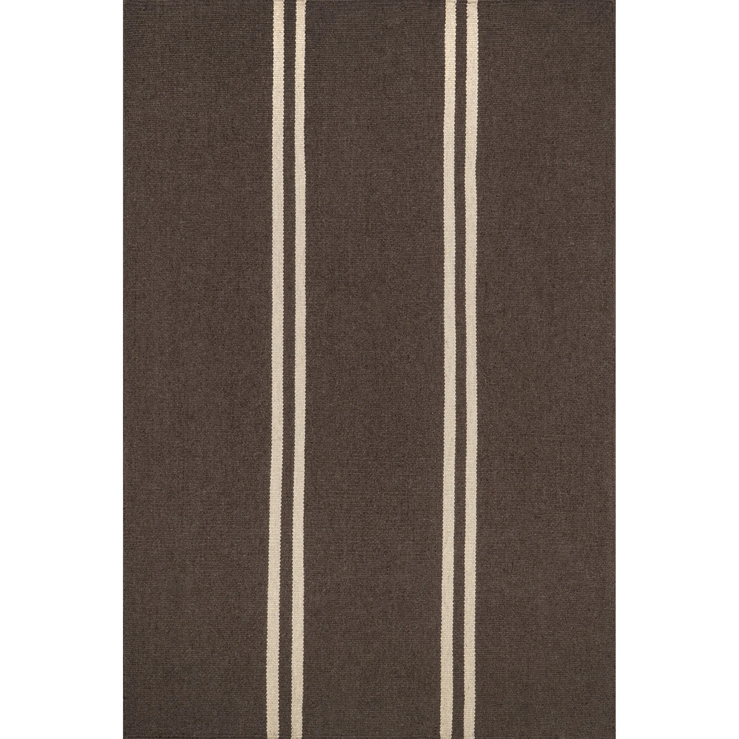 Elowen Double Striped Wool Area Rug