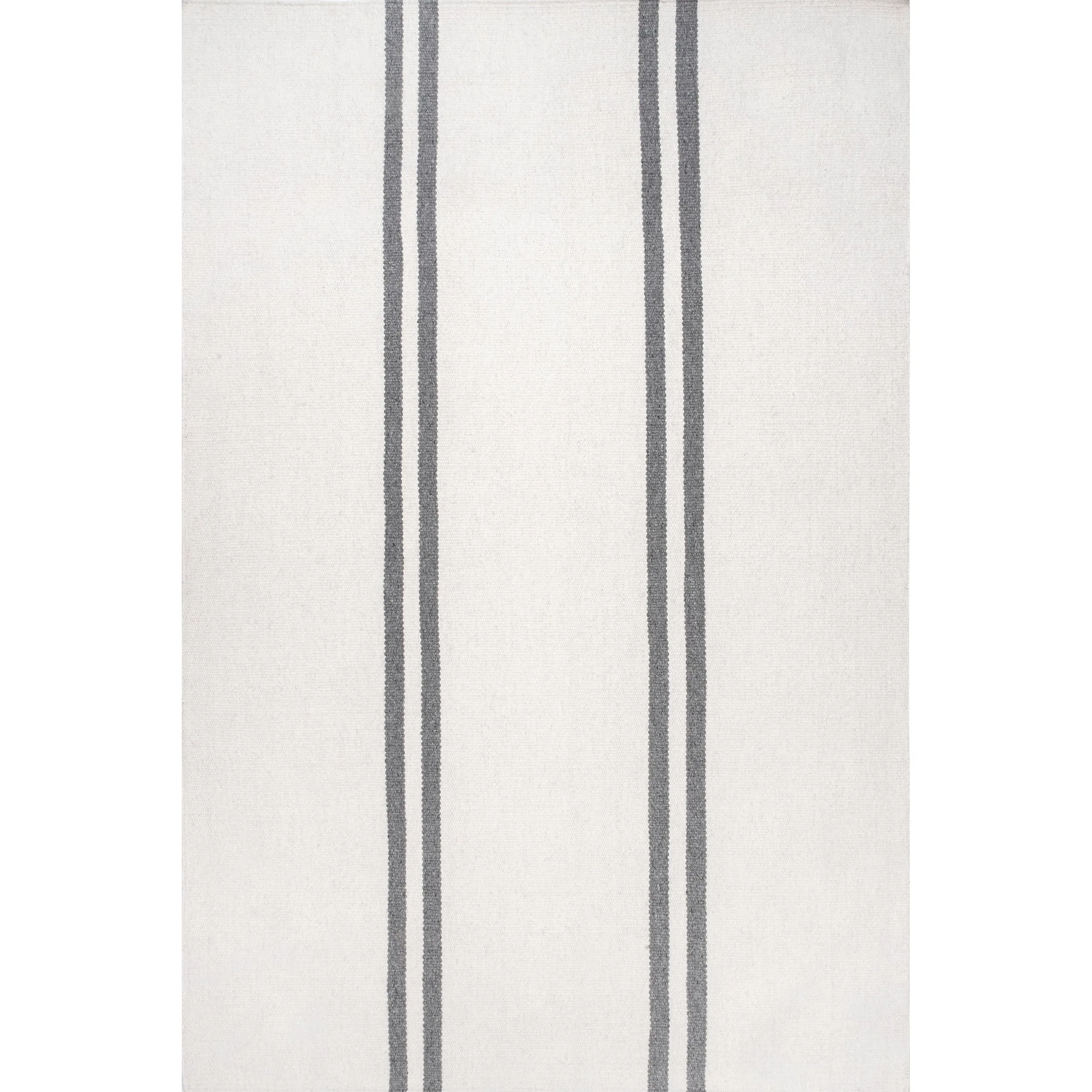 Elowen Double Striped Wool Area Rug