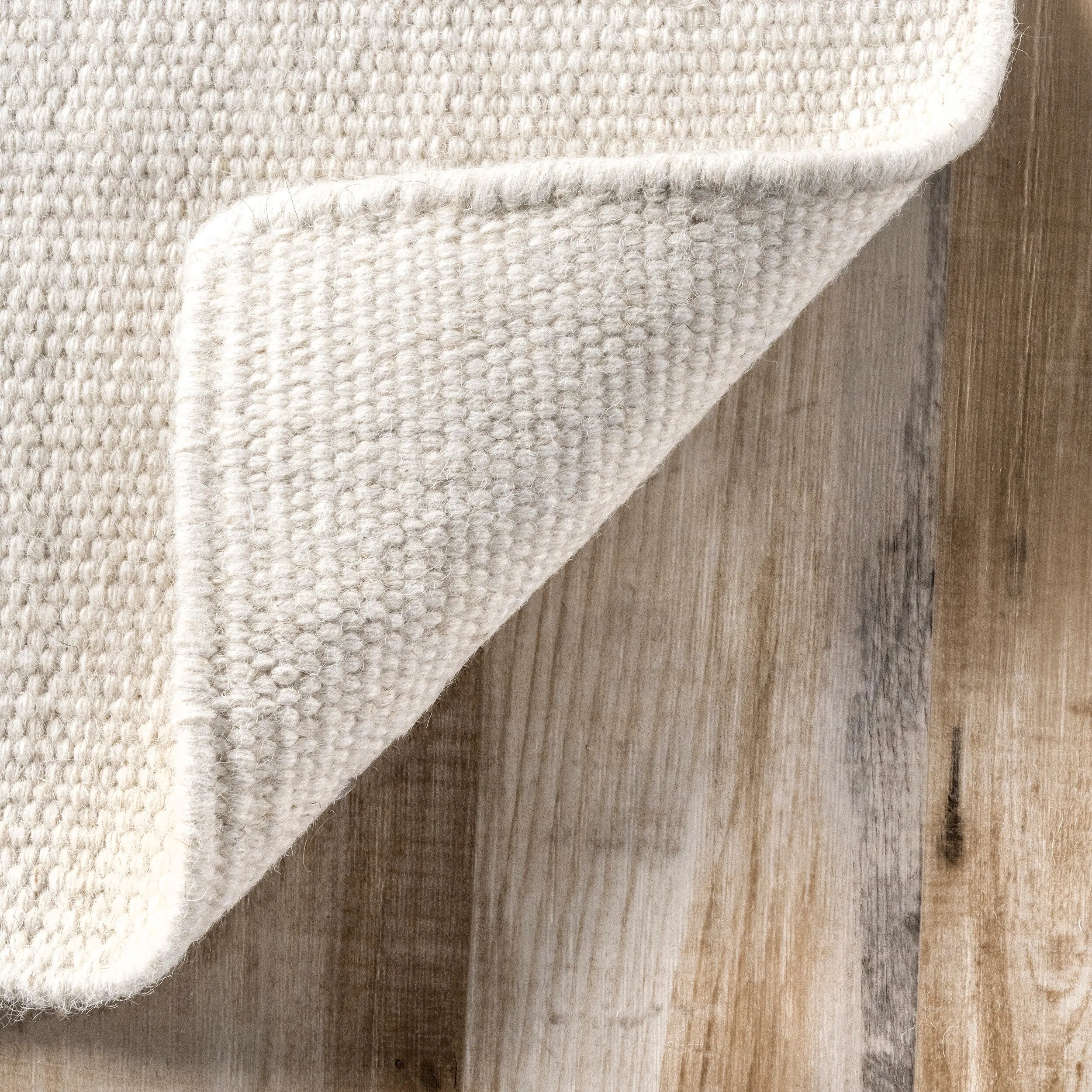 Elowen Double Striped Wool Area Rug