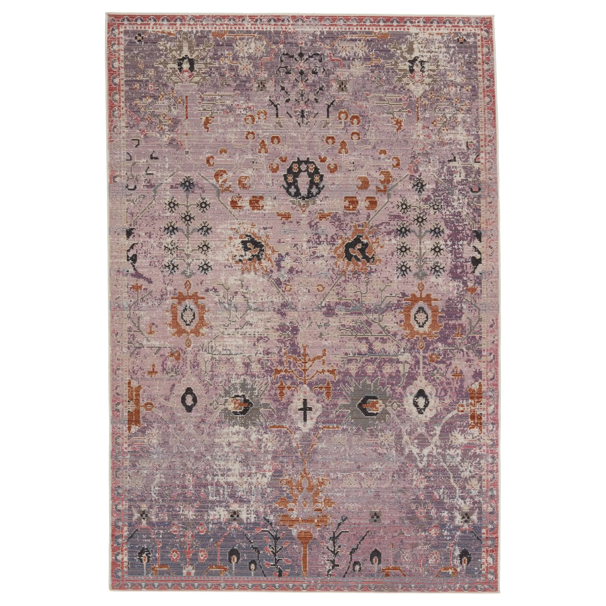 Elva Indoor/ Outdoor Oriental Area Rug