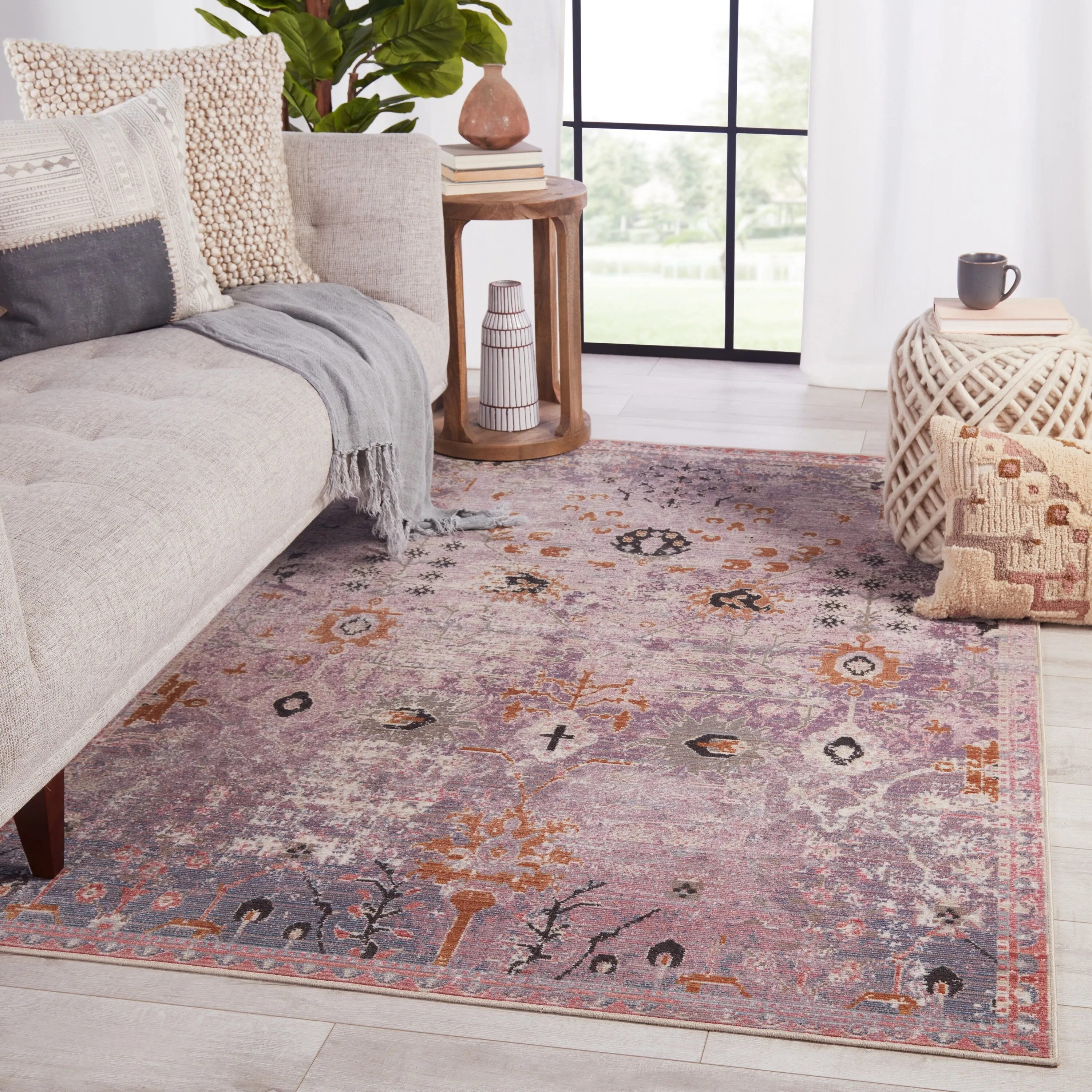 Elva Indoor/ Outdoor Oriental Area Rug