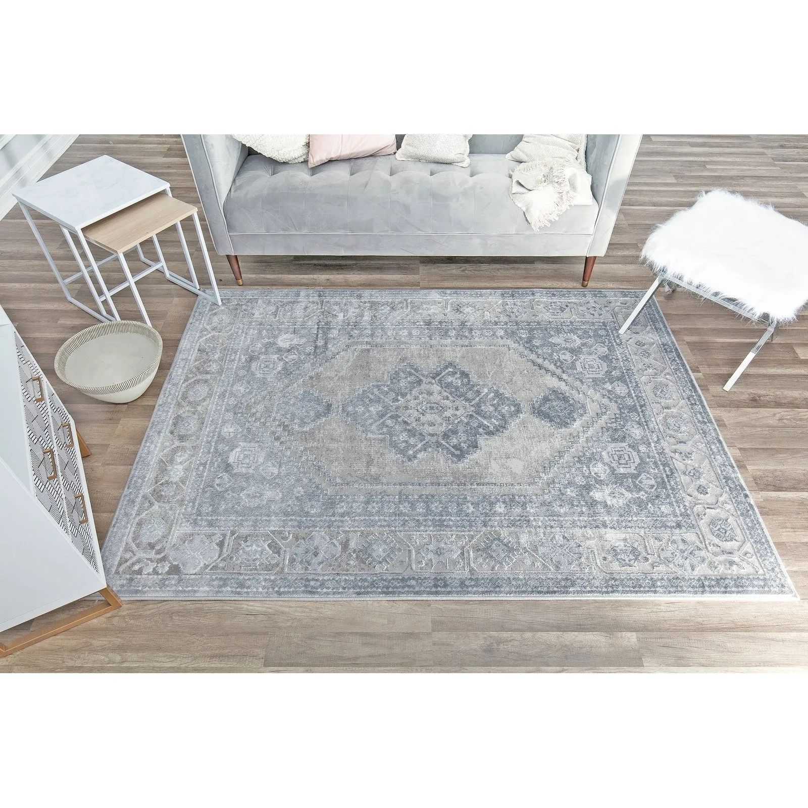 Emali Vintage Geometric Area Rug by Rugs America