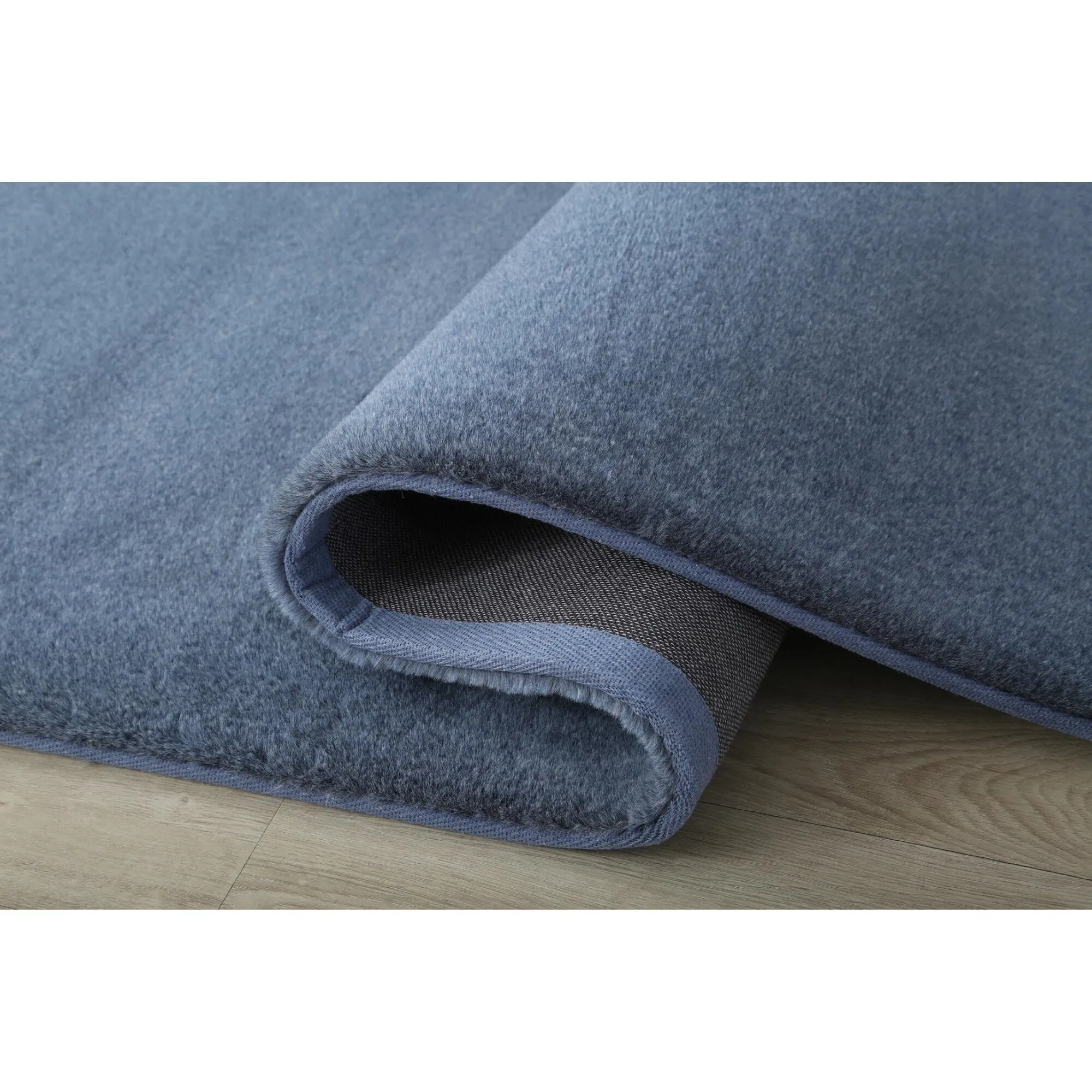 Emma Collection Thick Solid Color Area Rug