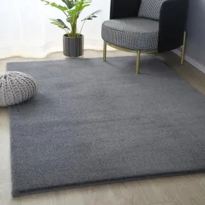 Emma Collection Thick Solid Color Area Rug