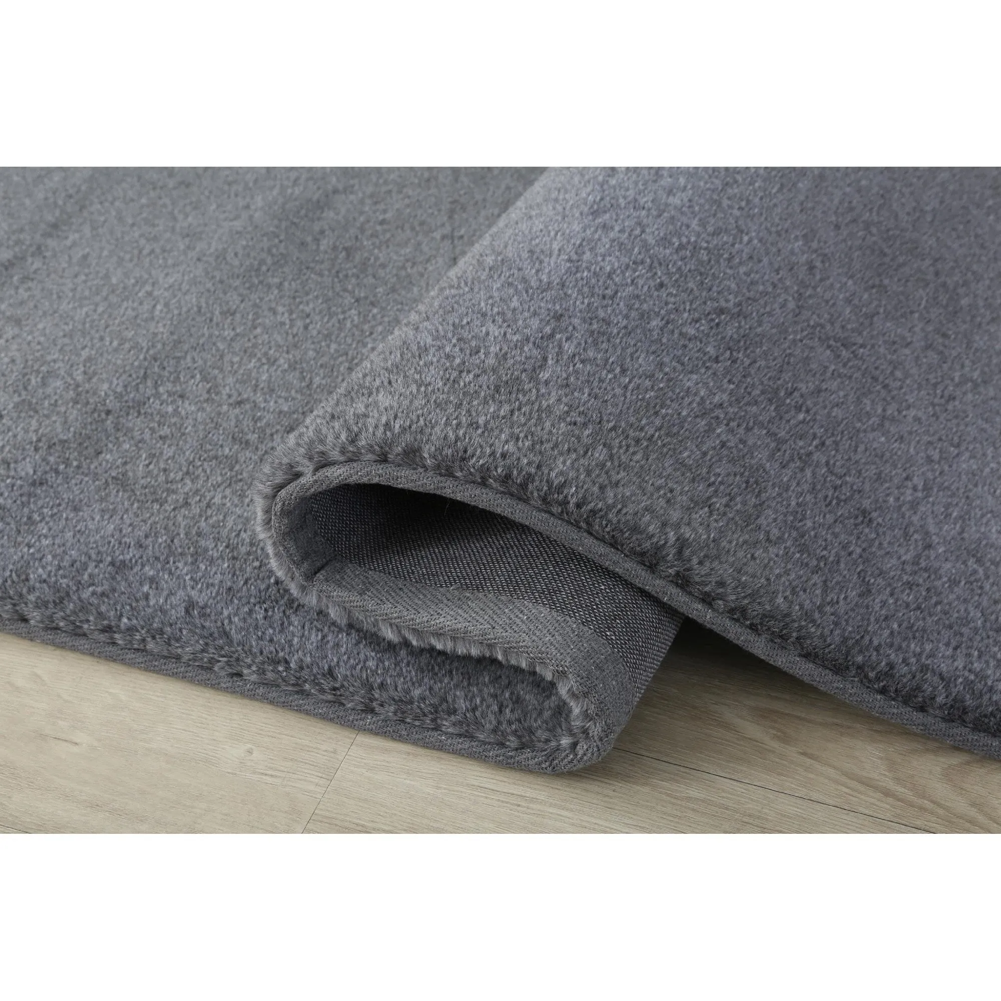 Emma Collection Thick Solid Color Area Rug