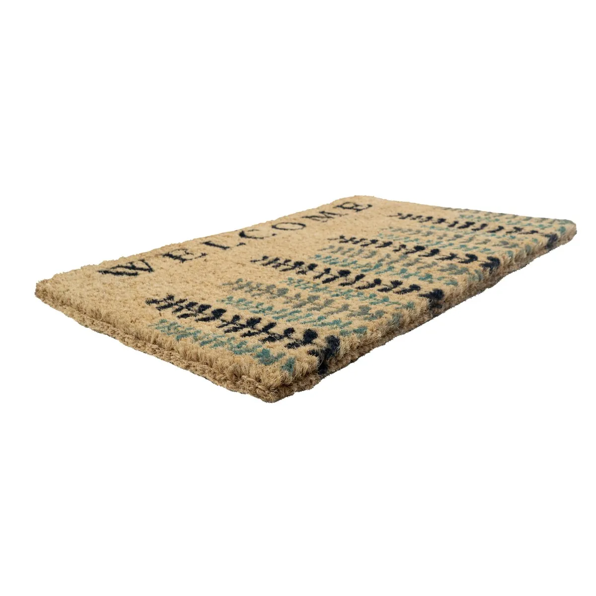 Entryways Eucalyptus Handwoven Coconut Fiber Doormat