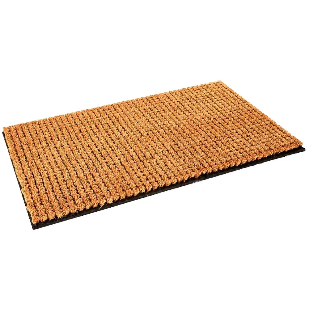 Envelor Coir Cluster Rubber Backing Entrance Mat Welcome Doormat. 18 x 30
