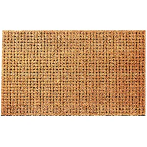 Envelor Coir Cluster Rubber Backing Entrance Mat Welcome Doormat. 18 x 30