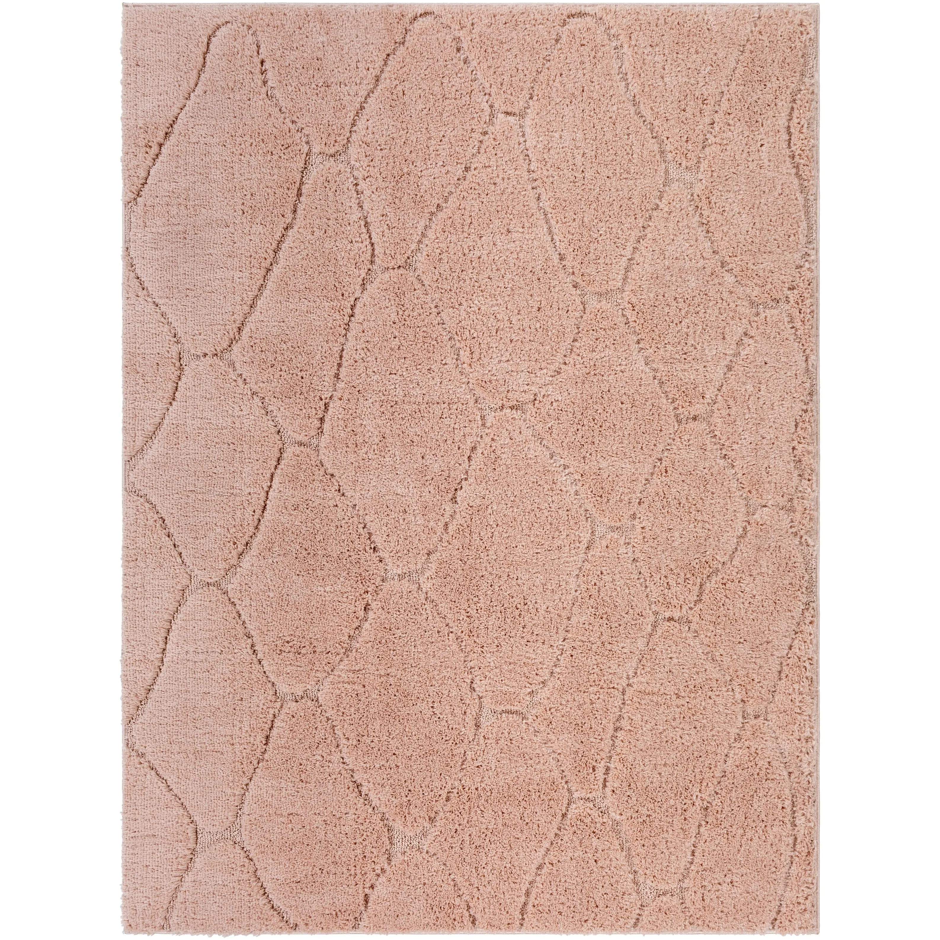 Ephrem Trellis Diamond Plush Area Rug