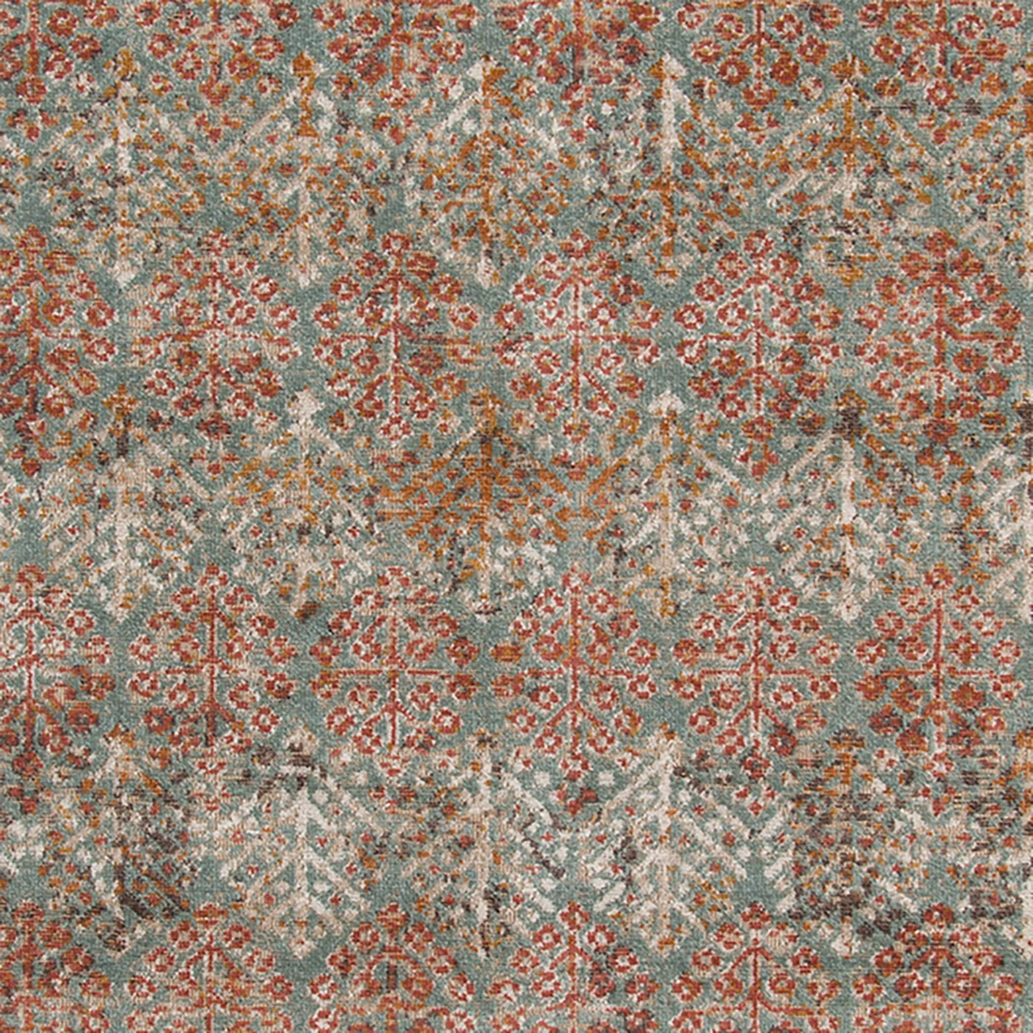 Ethereal Vintage Bordered Area Rug