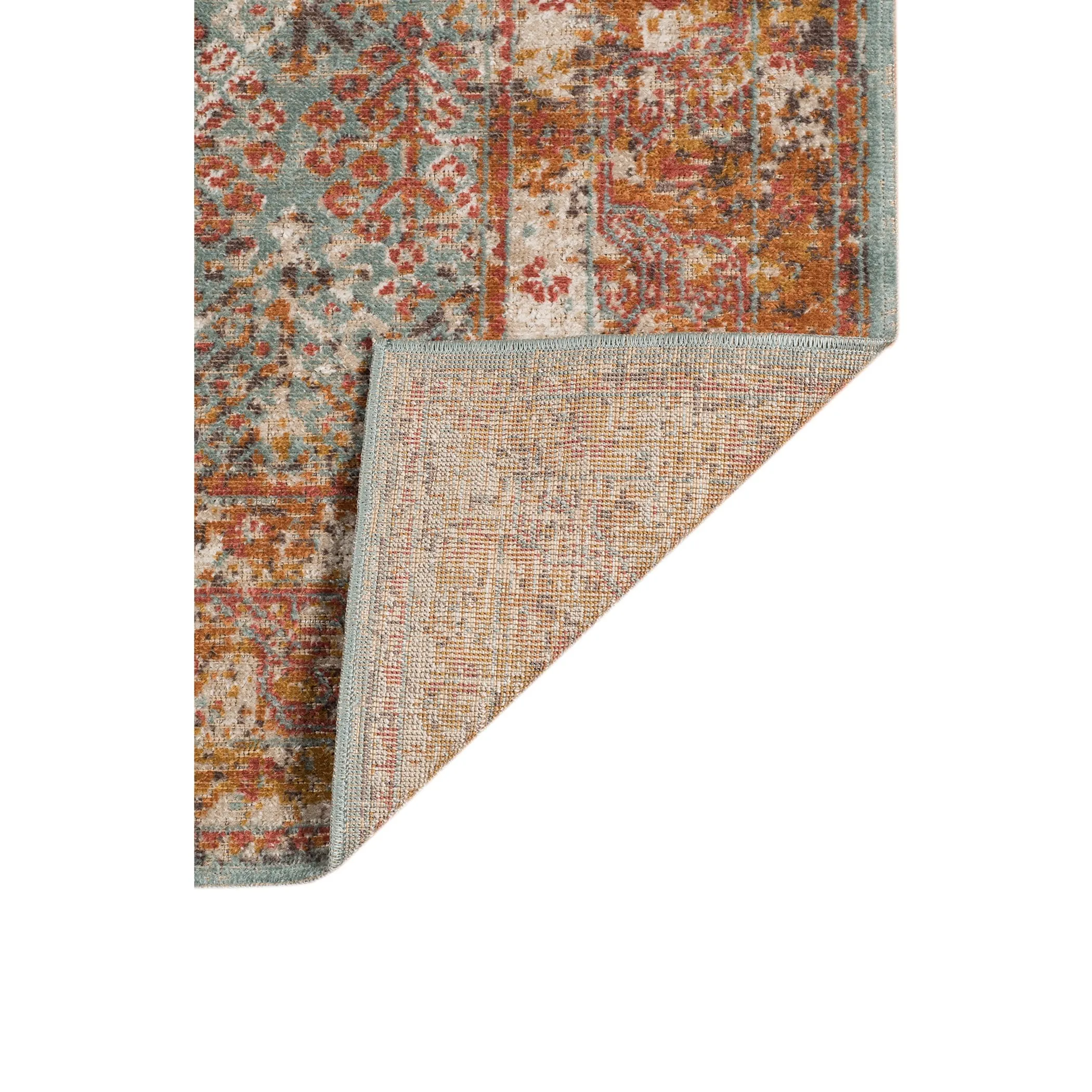 Ethereal Vintage Bordered Area Rug