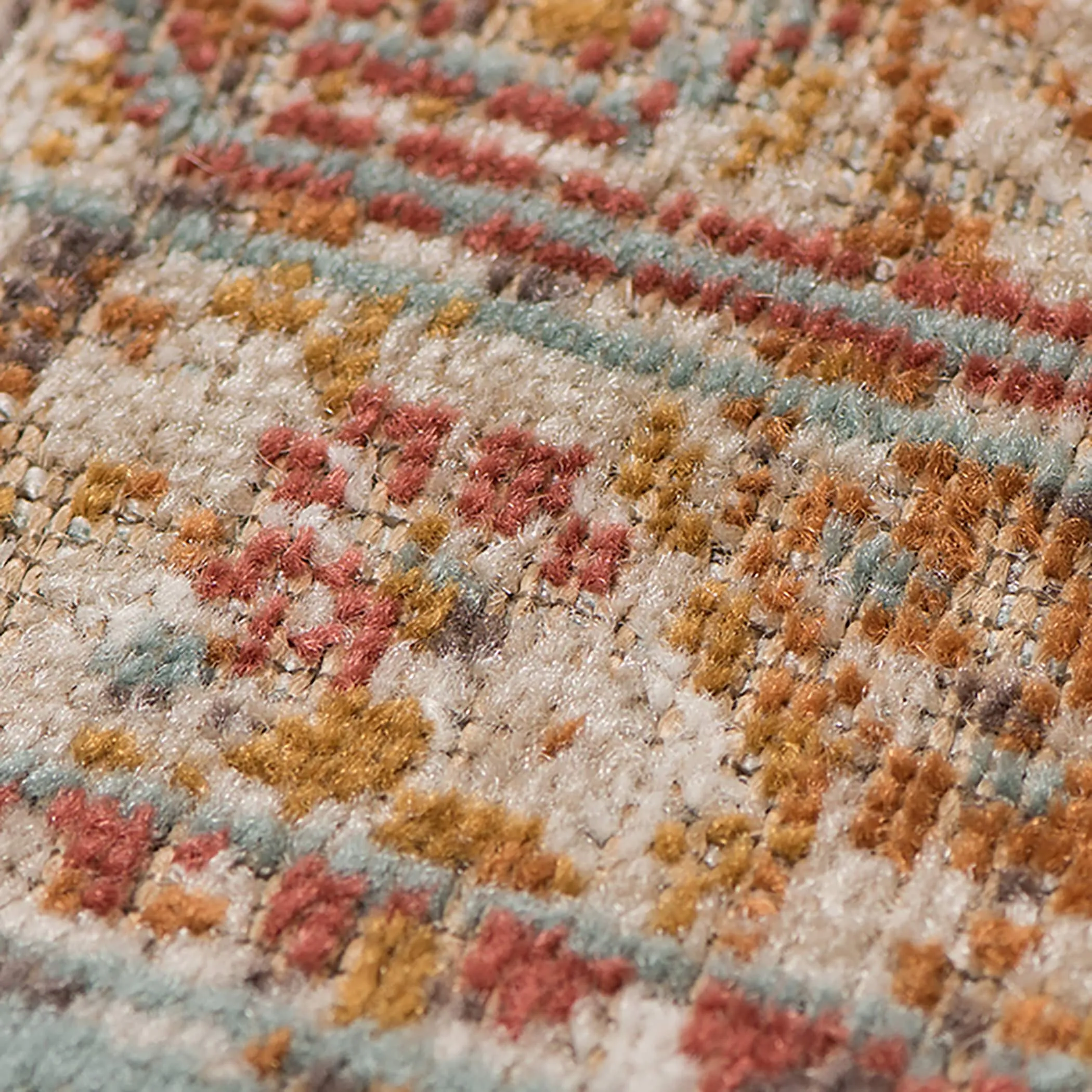 Ethereal Vintage Bordered Area Rug