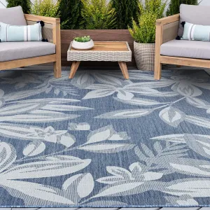 Exo Coastal Floral Indoor/Outdoor Area Rug