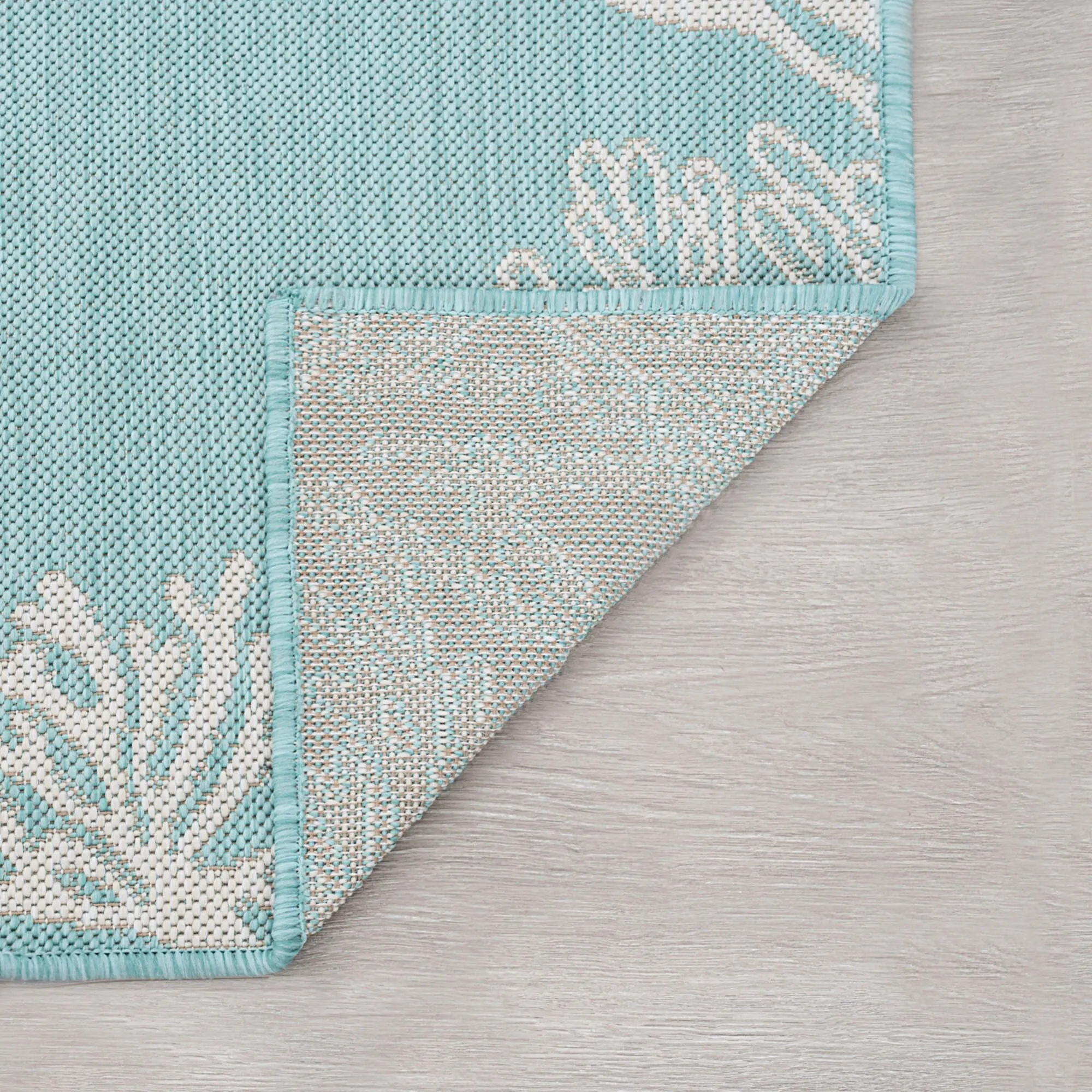 Exo Coastal Graphic Print Indoor/Outdoor Area Rug