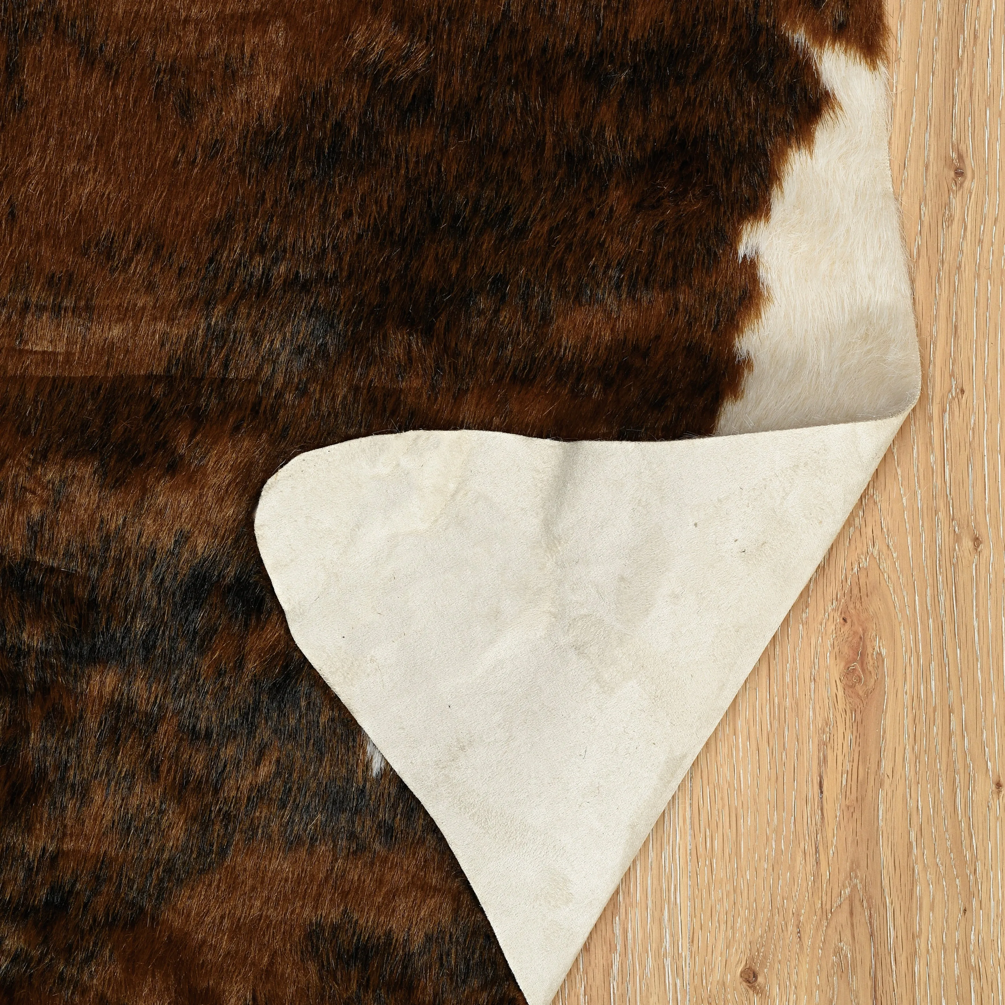 Faux Cowhide Area Rug - 5' x 6'6