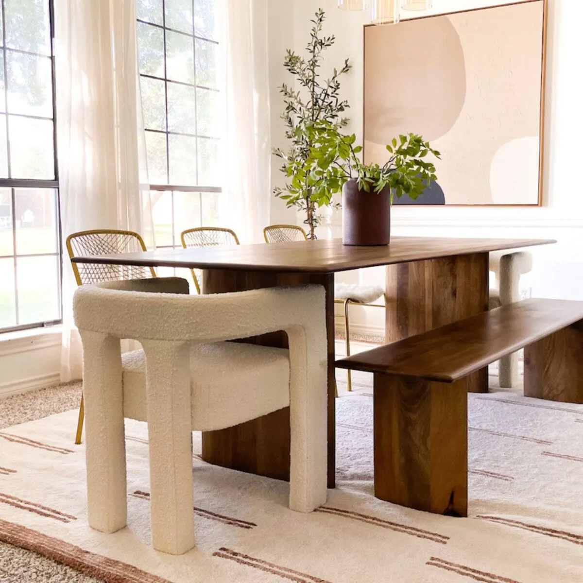 Ferrara Contemporary Stripes Area Rug
