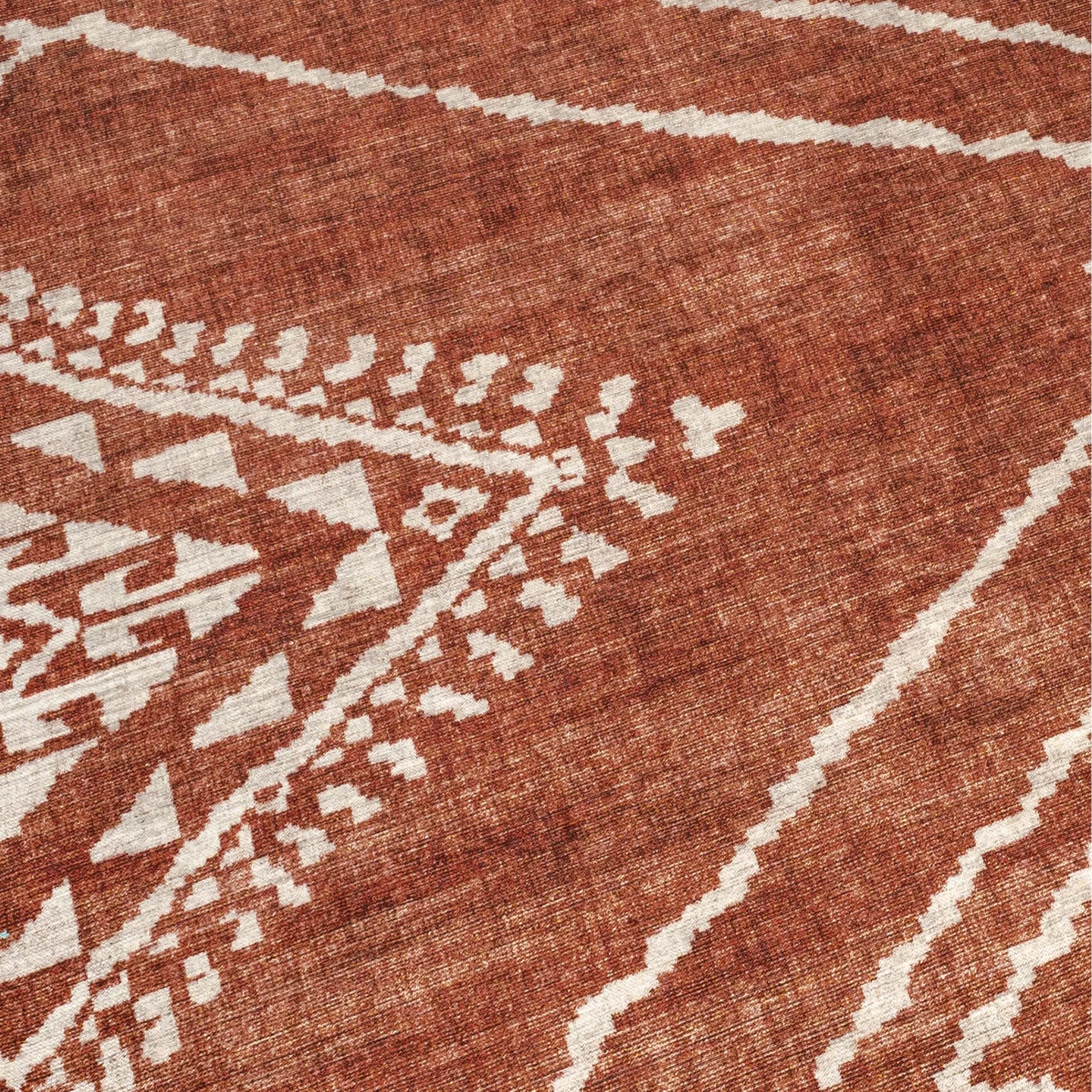 FH Home Machine Washable Area Rug - Stain Resistant Non-Shed Eco-Friendly