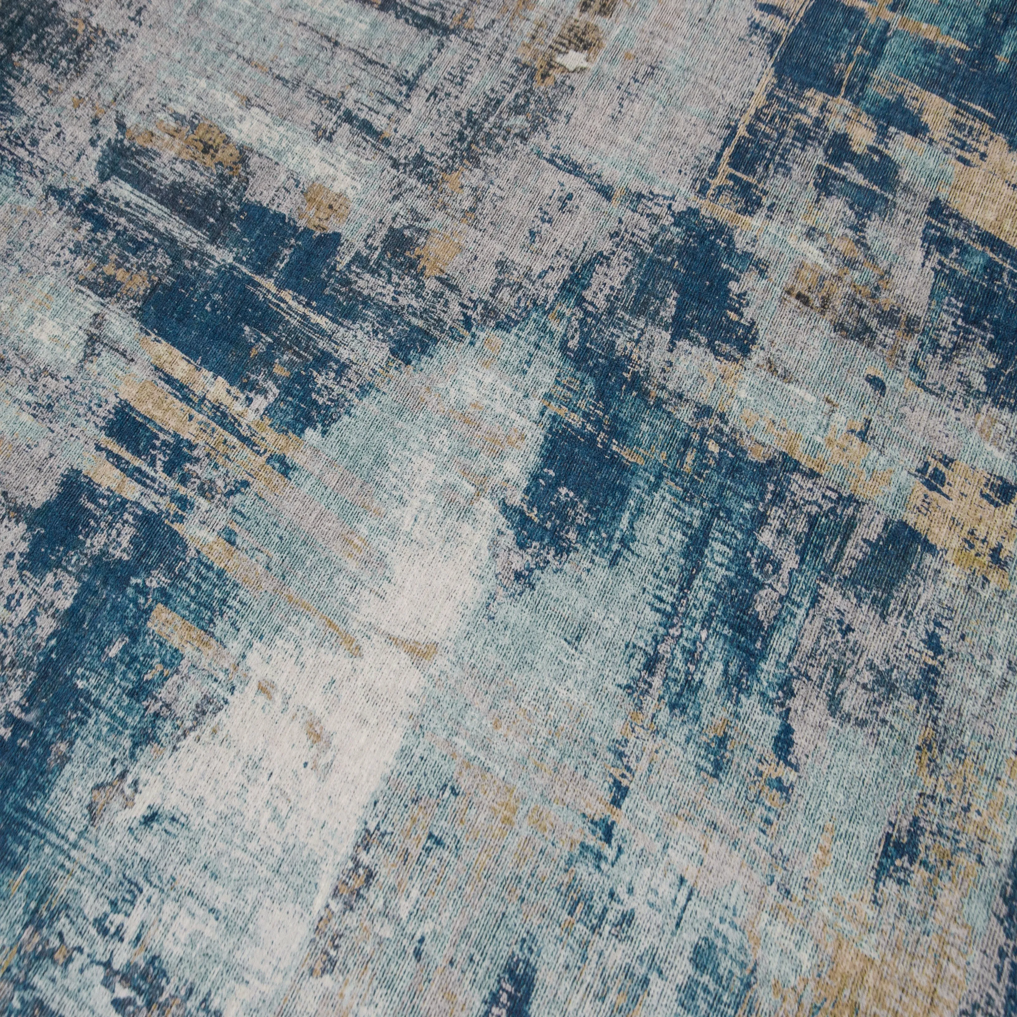 FH Home Machine Washable Area Rug - Stain Resistant Non-Shed Eco-Friendly