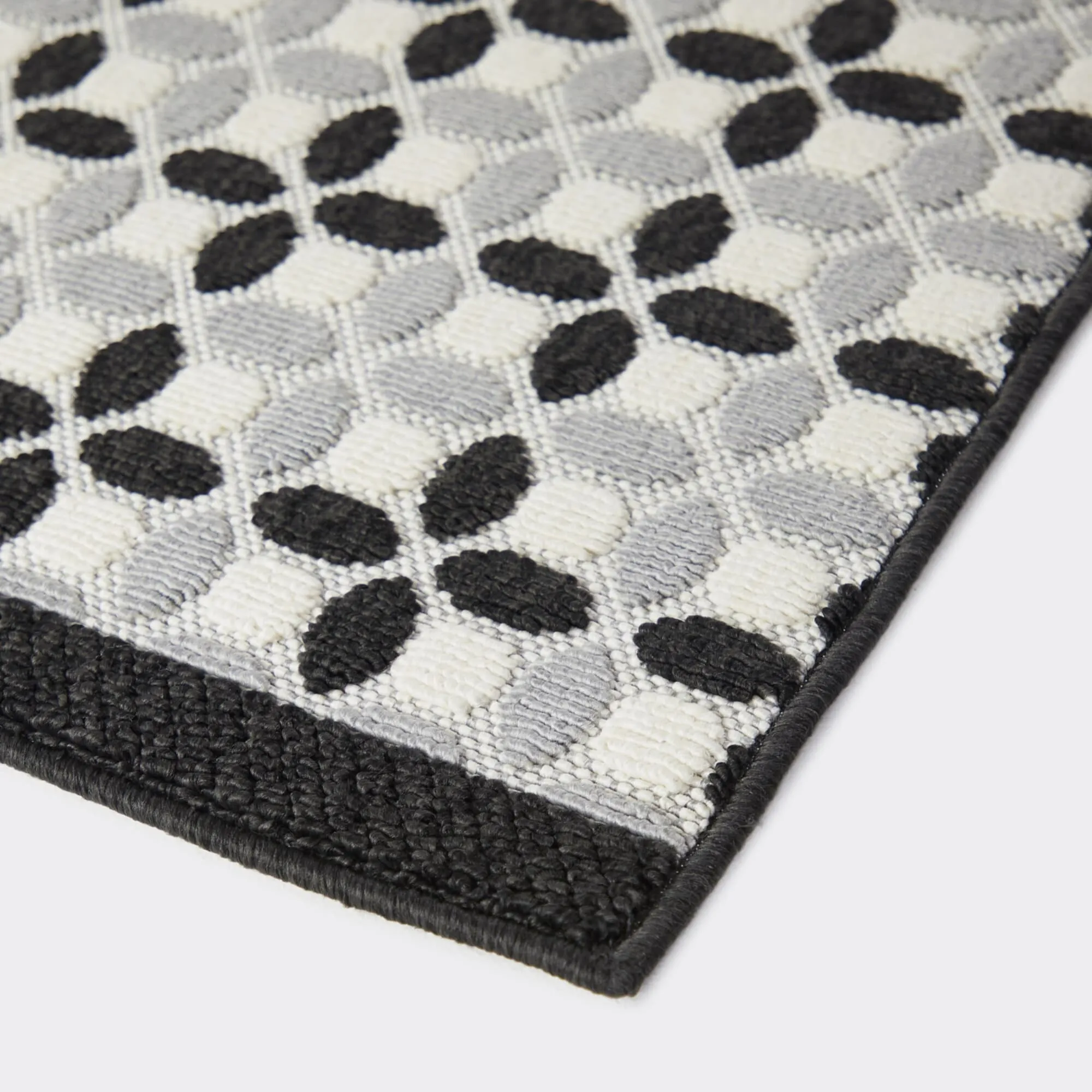 Francois Transitional Checkered Indoor/Outdoor Area Rug