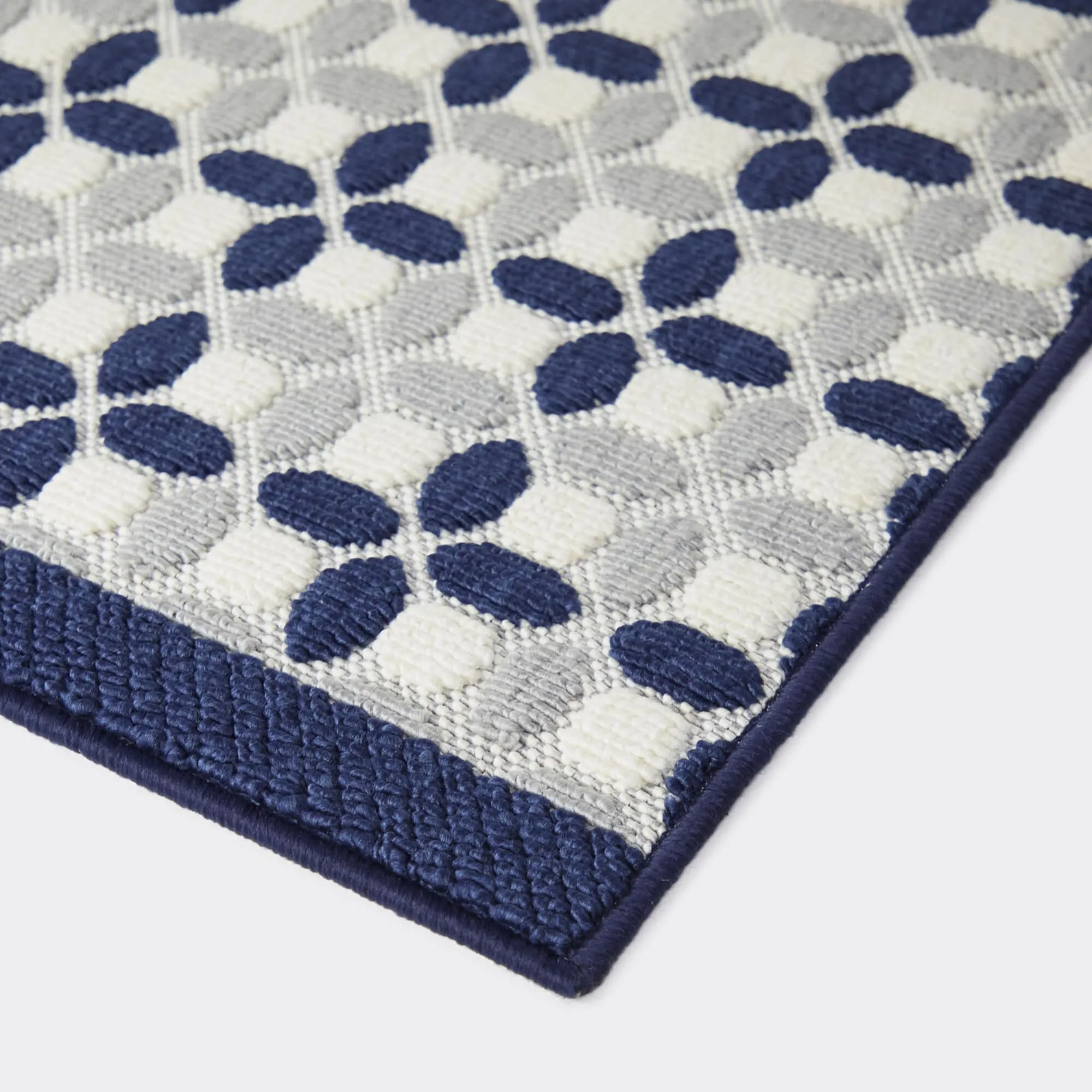 Francois Transitional Checkered Indoor/Outdoor Area Rug