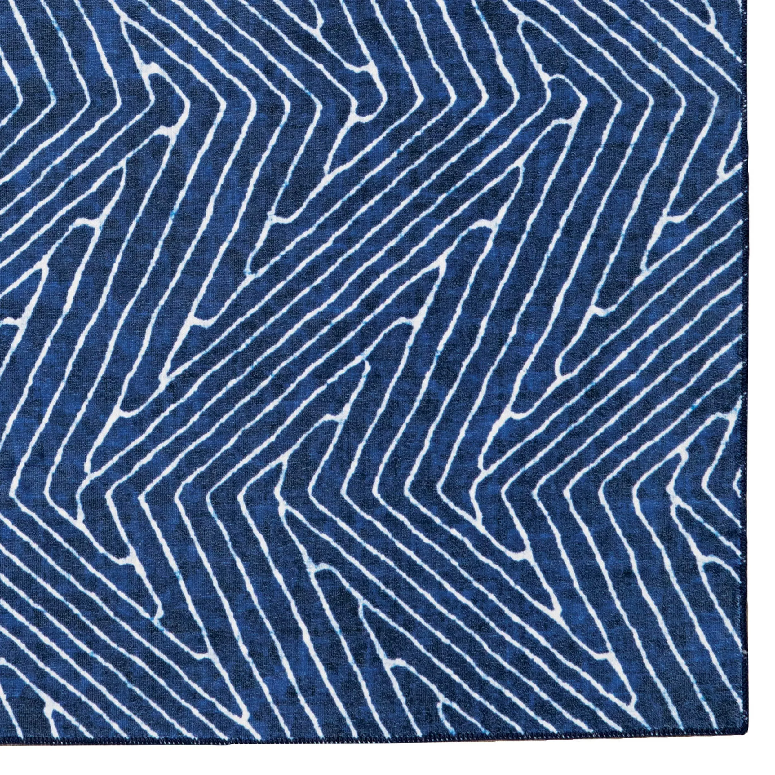 Fuller Machine Washable Geometric Area Rug