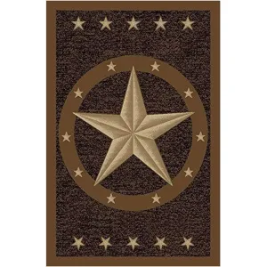 Furnish My Place Texas Star Cowboy Area Kids Rug