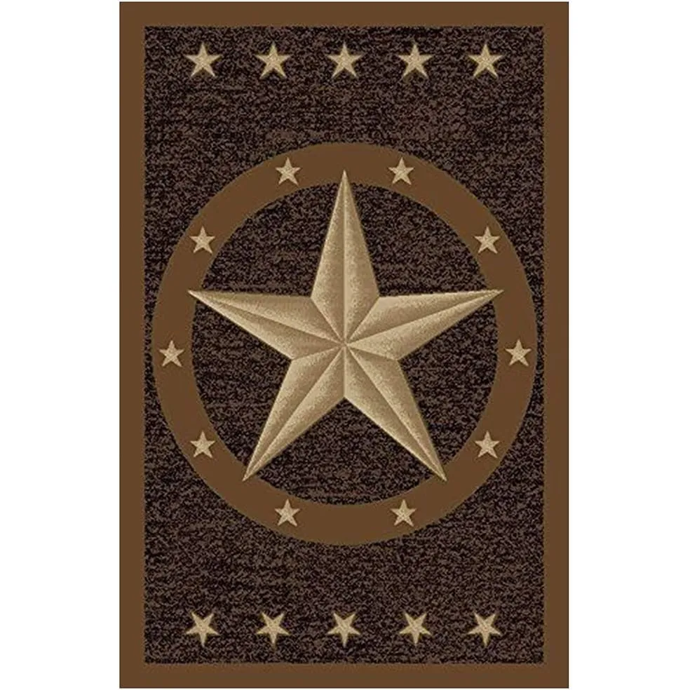 Furnish My Place Texas Star Cowboy Area Kids Rug