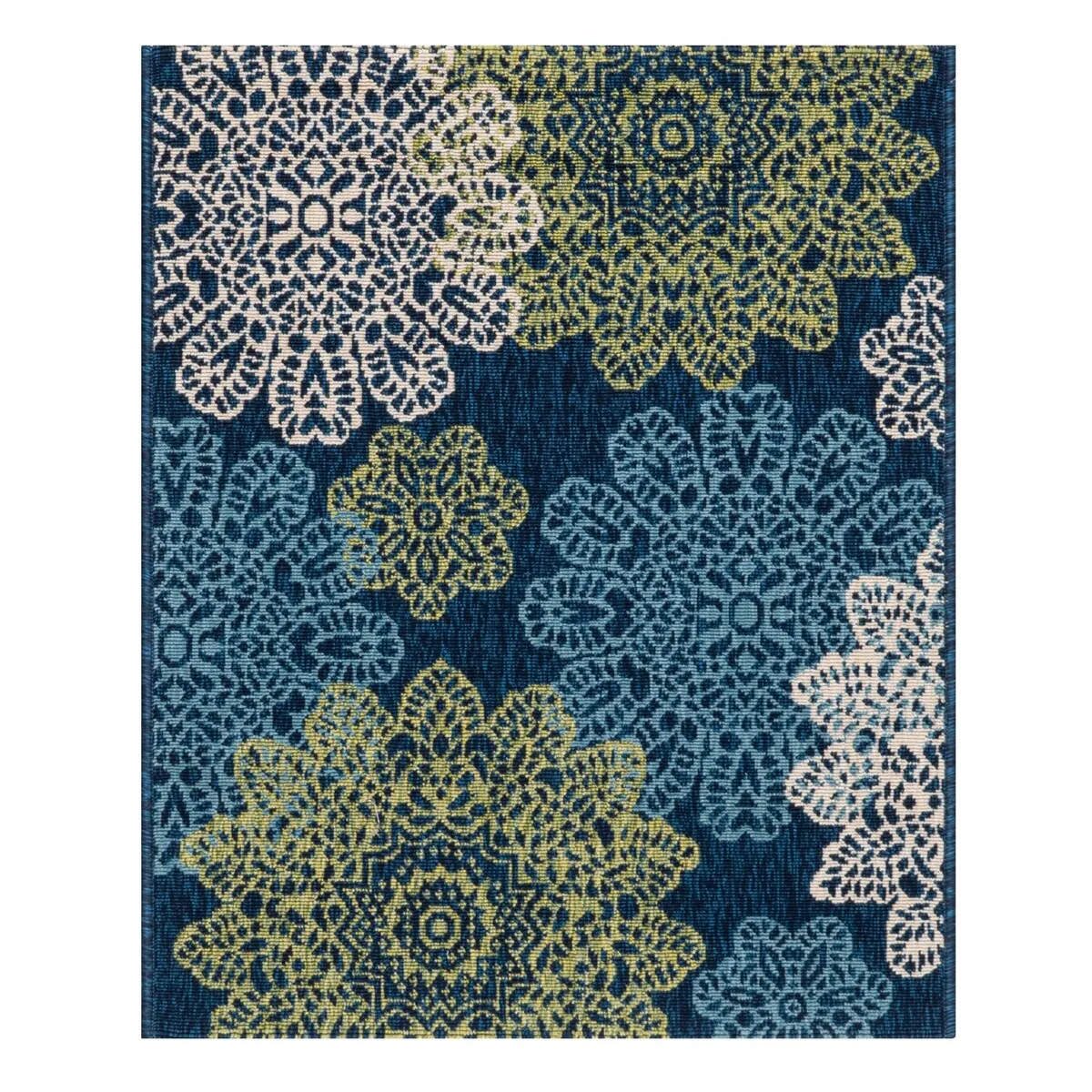 GAD Posey Geometric Medallion Indoor/ Outdoor Area Rug